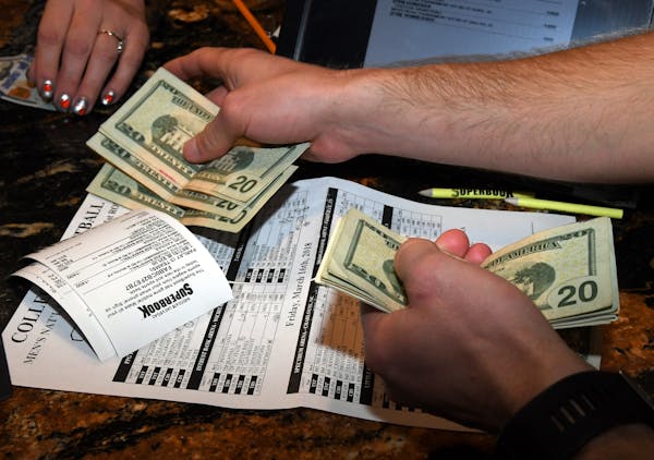 Scenes from sportsbooks in Las Vegas could one day play out in Minnesota — but not anytime soon.
