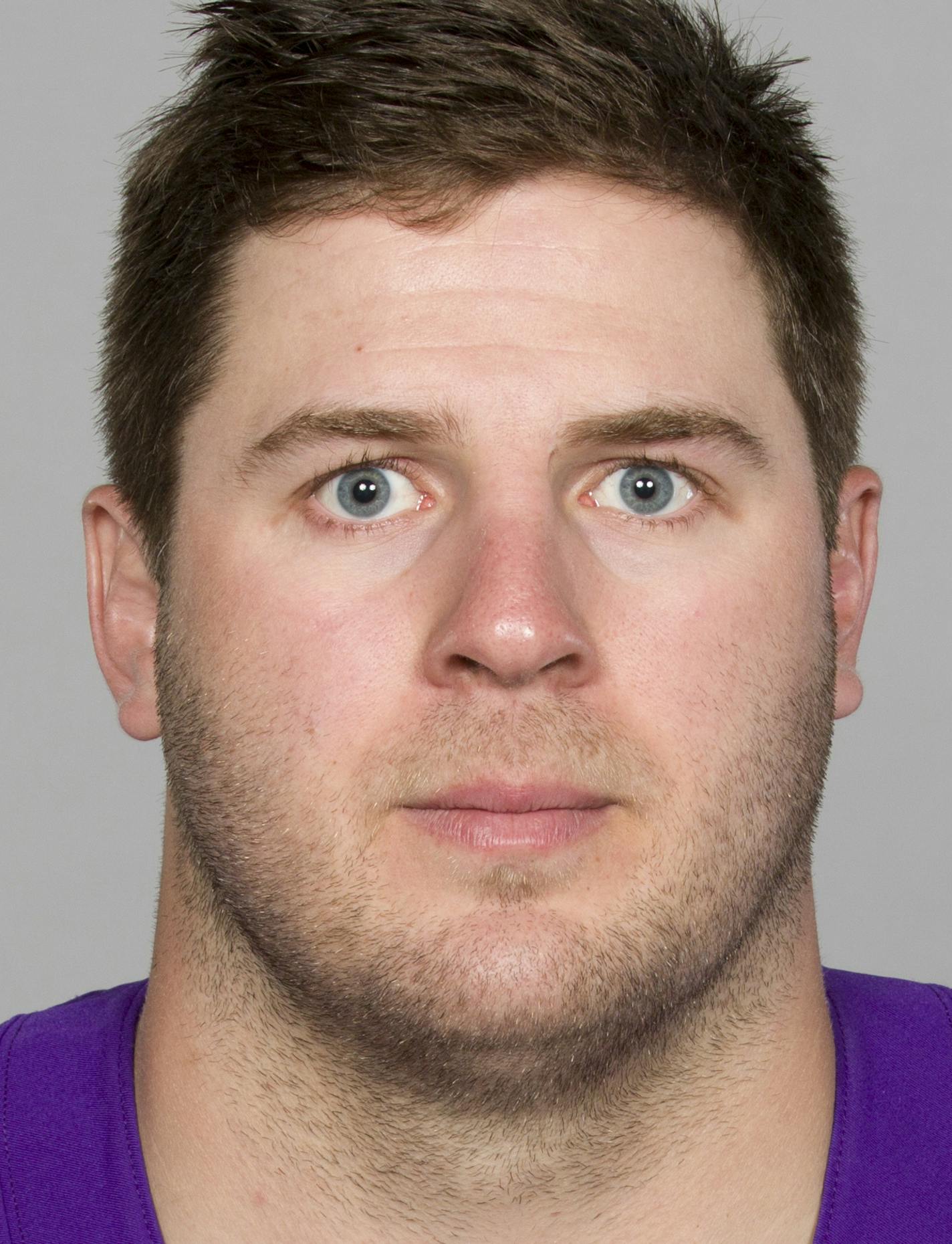 This is a photo of Riley Reiff of the Minnesota Vikings NFL football team. This image reflects the Minnesota Vikings active roster as of Tuesday, June 18, 2019. (AP Photo) ORG XMIT: NFLHS19