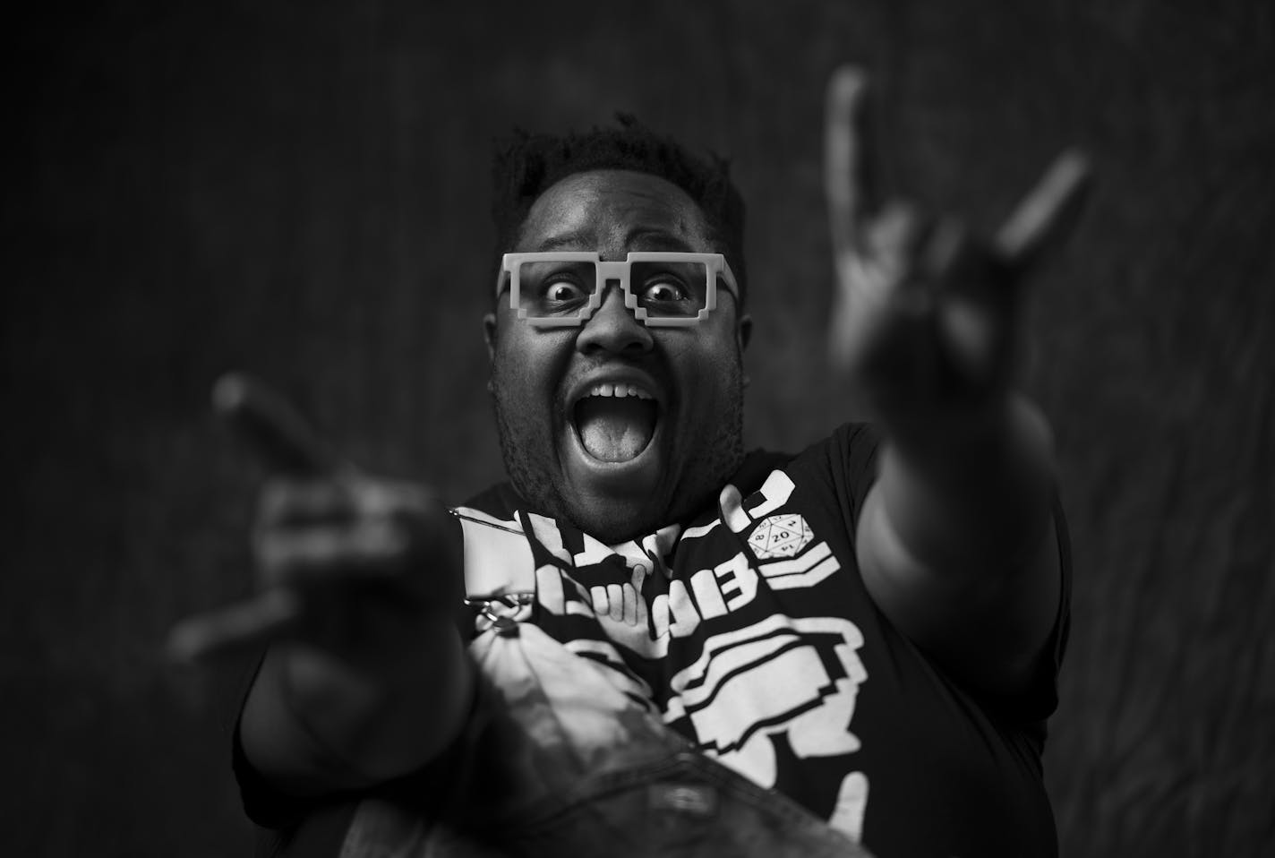 Hip hop artist Nur-D, aka Matt Allen, photographed in the Star Tribune studio in Minneapolis Thursday, February 3, 2022.  ]   JEFF WHEELER • Jeff.Wheeler@startribune.com