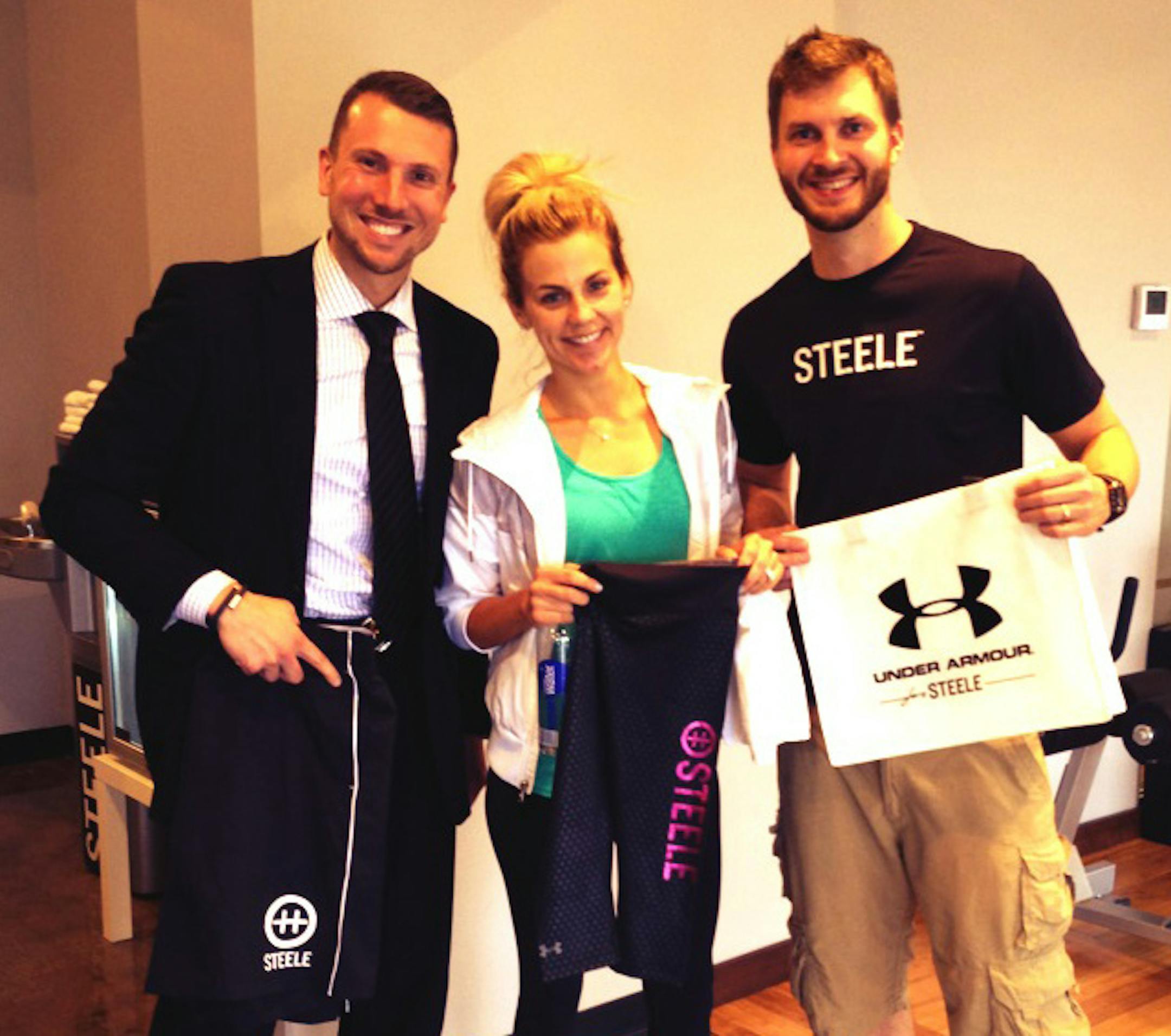 Steele Smiley, Sam Ponder and Tom Lybeck Photo provided by Steele Fitness