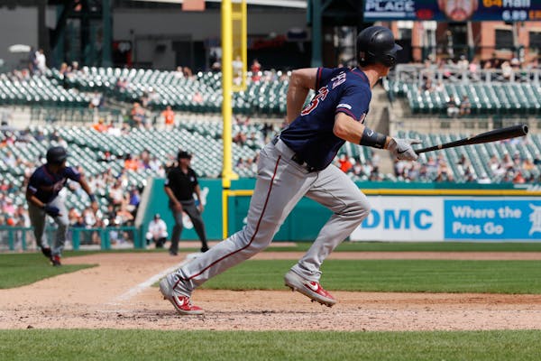 Max Kepler watched his two-run single to left-center during the eighth inning Monday, lifting the Twins over the Tigers 4-3.