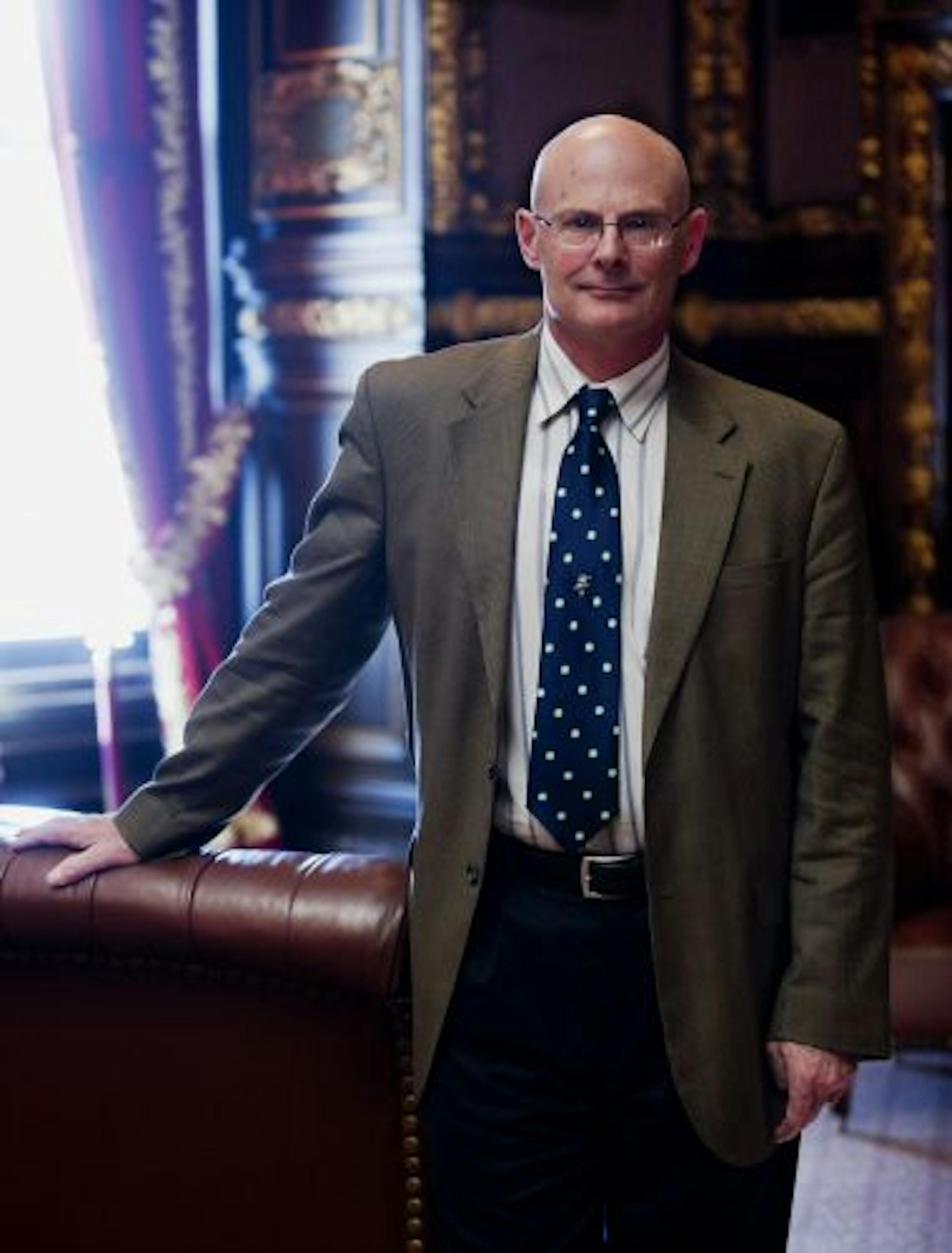 "It's very exciting and very intimidating at the same time,'' newly appointed DNR Commissioner Tom Landwehr said. He was named to the post on Thursday.