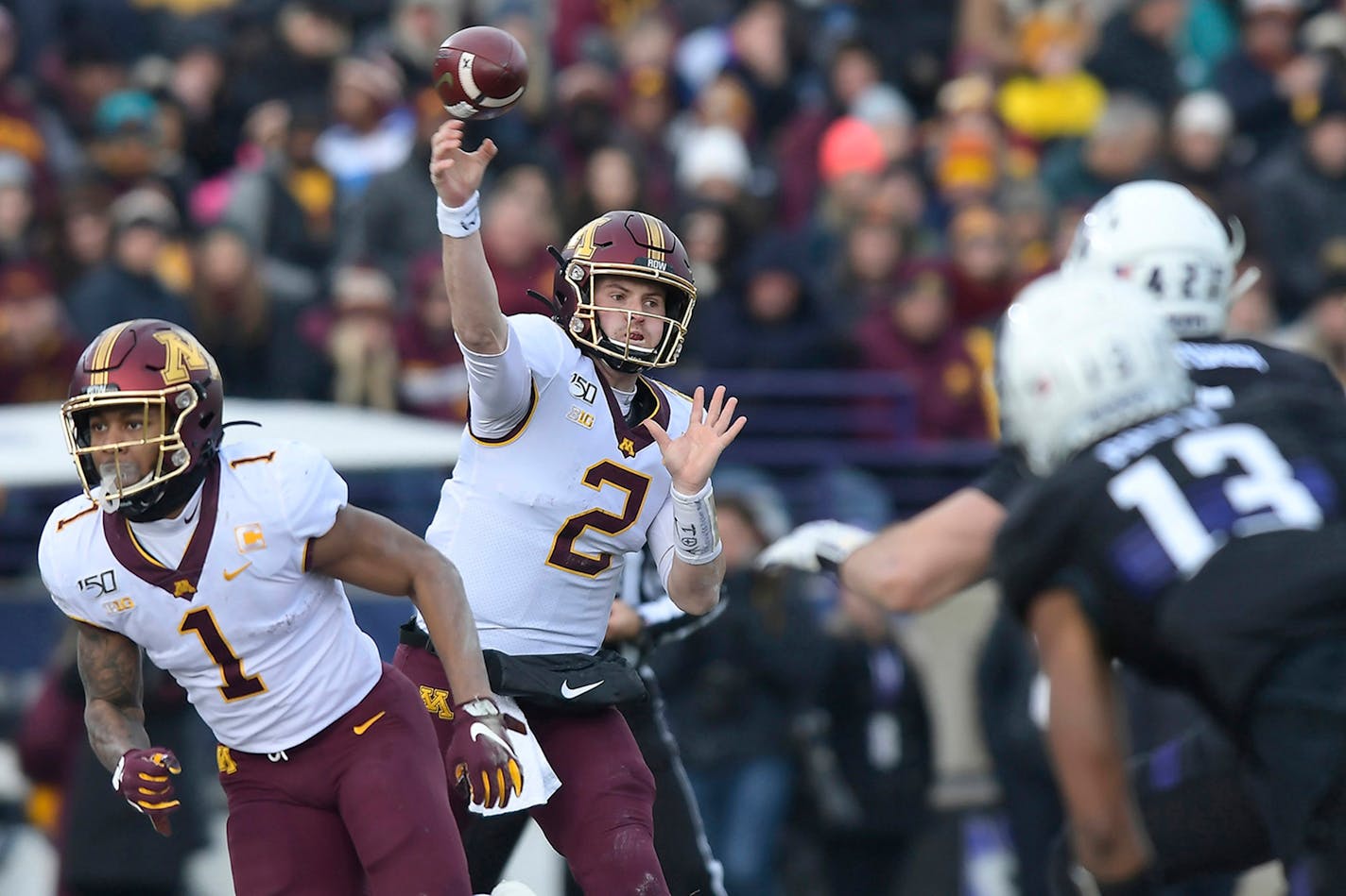 Gophers quarterback Tanner Morgan