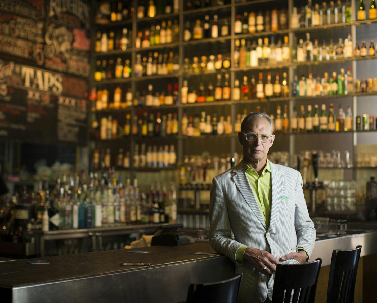 Jon Scott Oulman, owner of the Amsterdam Bar and Hall, posed for a picture in the bar in downtown St. Paul on Friday, May 22, 2015, in St. Paul, Minn. ] RENEE JONES SCHNEIDER &#xef; reneejones@startribune.com