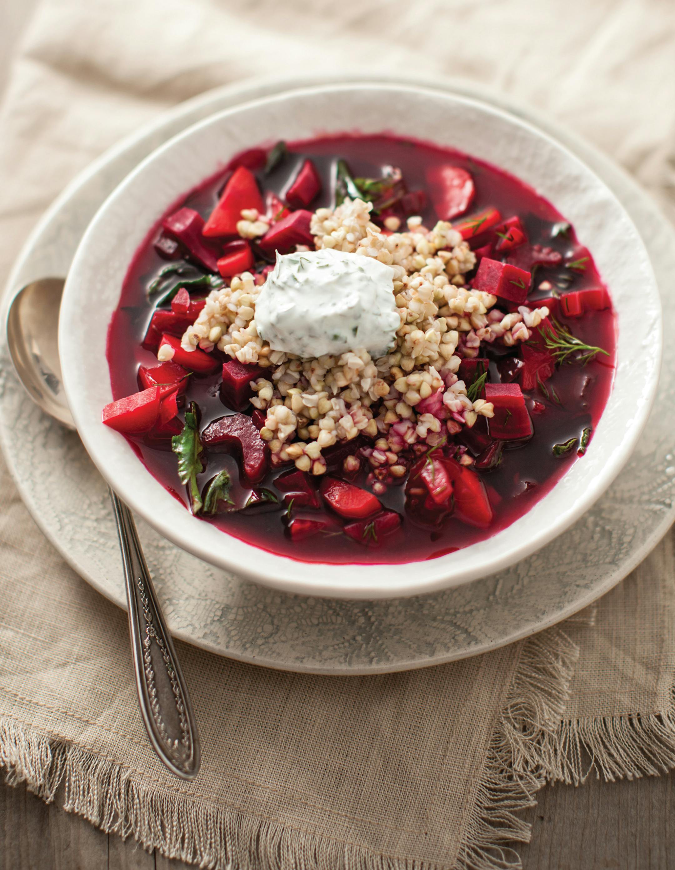 Borscht from &#x201c;The Whole Grain Promise.&#x201d;