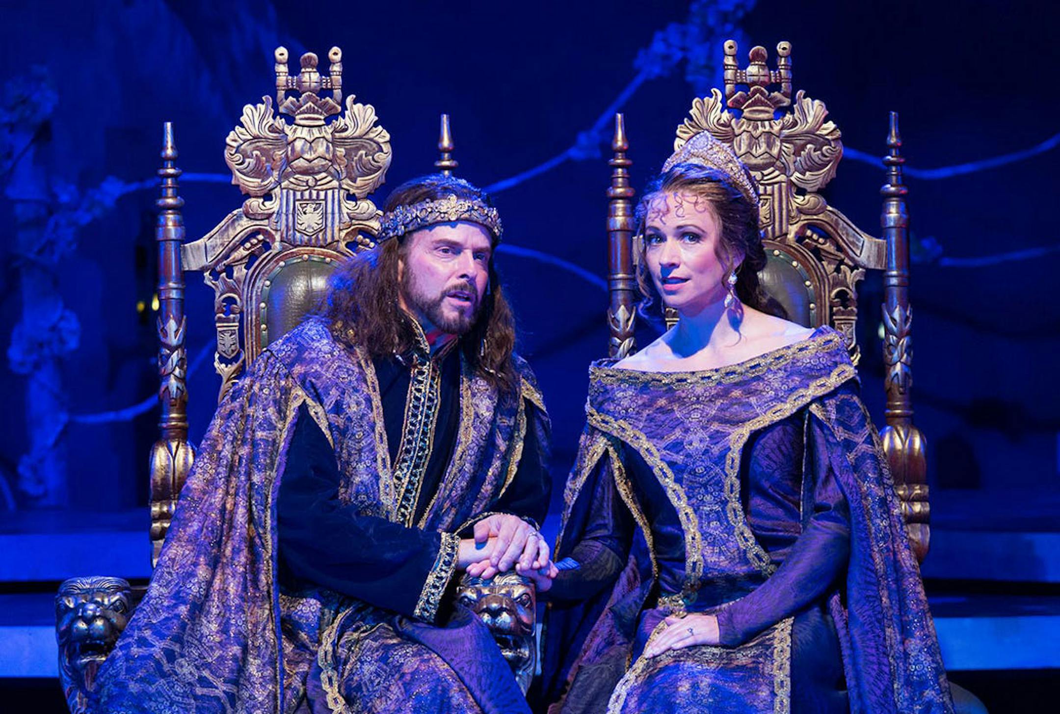 Helen Anker with Keith Rice in the Chanhassen Dinner Theatre's "Camelot."
Heidi Bohnenkamp