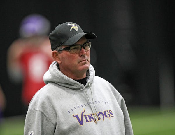 Vikings head coach Mike Zimmer