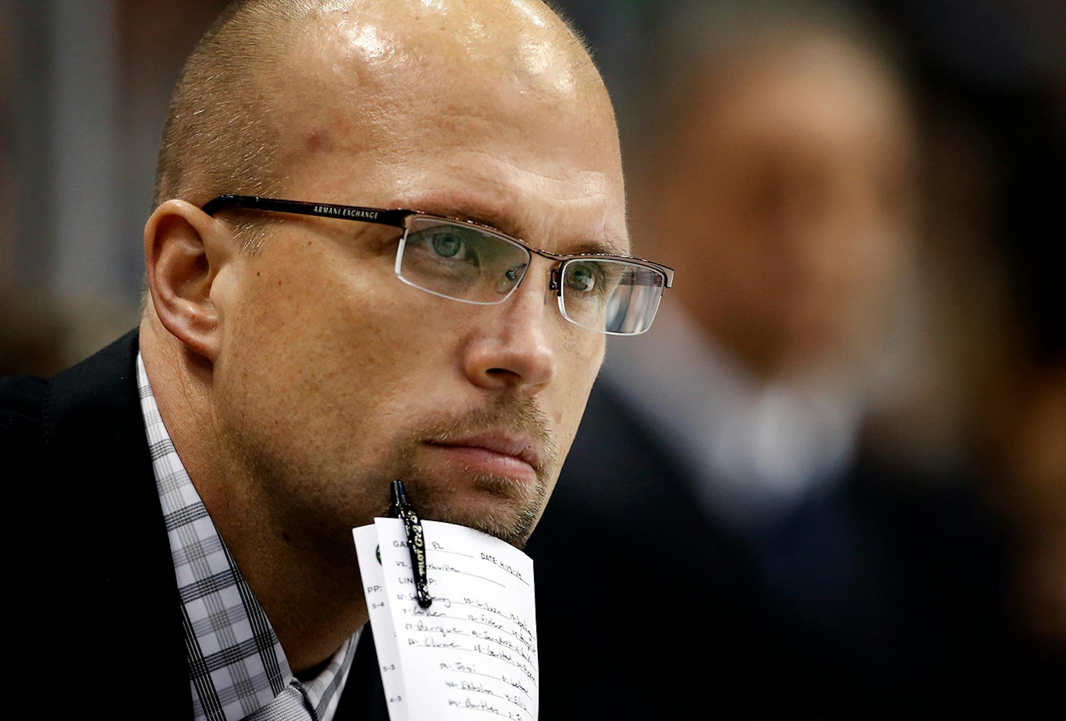 Minnesota Wild head coach Mike Yeo