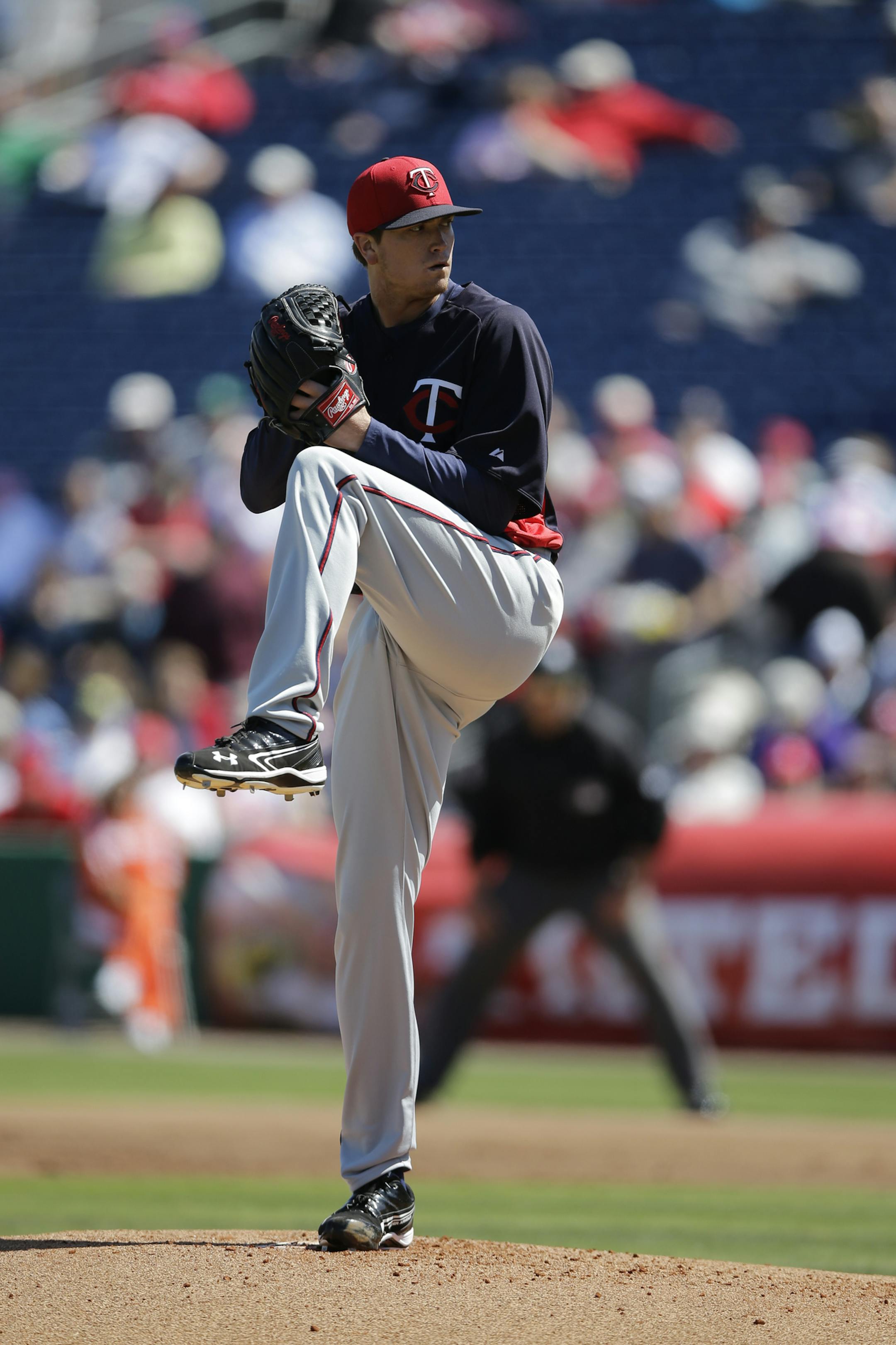 Kyle Gibson during spring training.