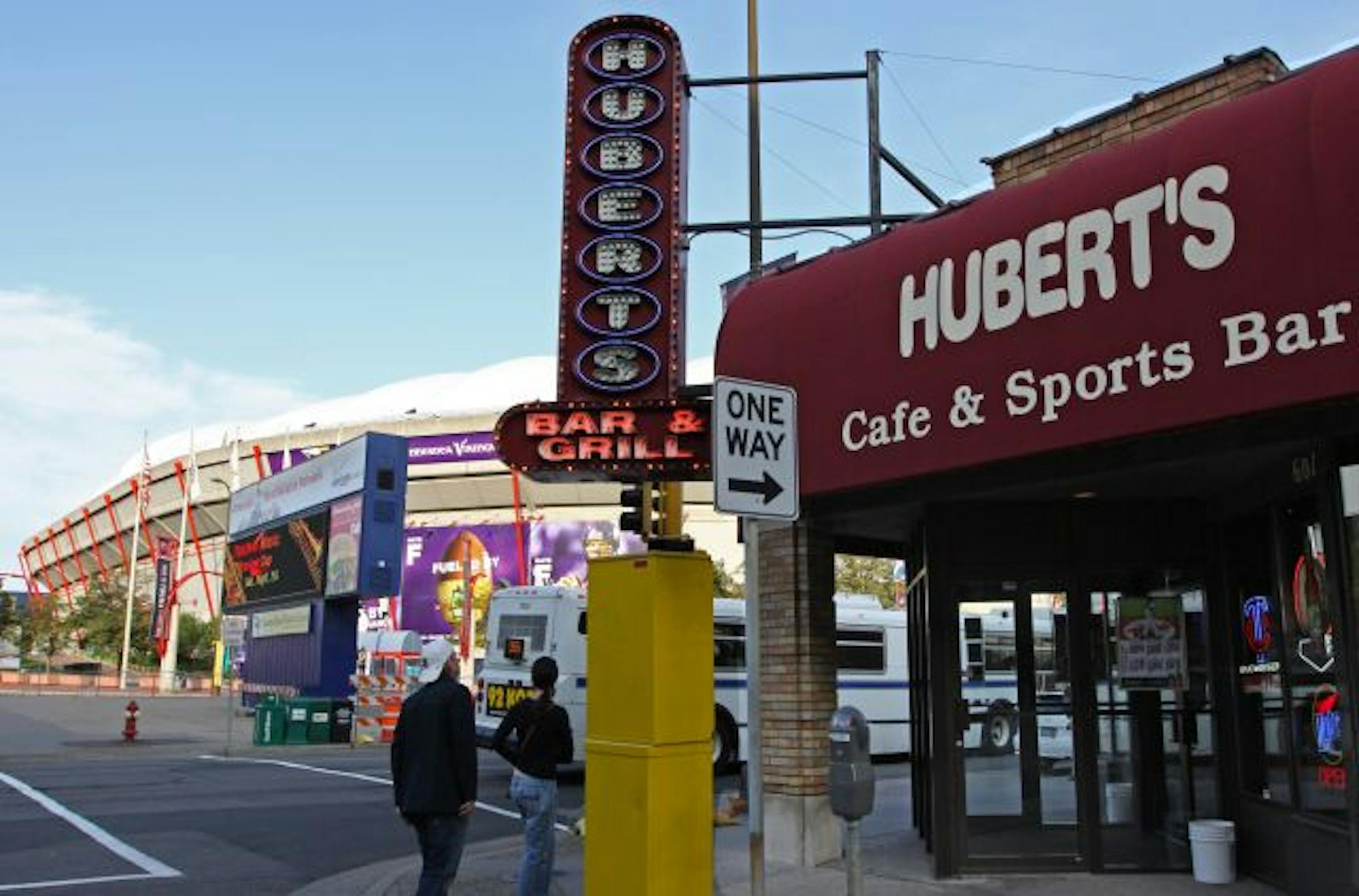 Hubert's has been the go-to bar for baseball fans on their way to the Metrodome. The Minnesota Twins will play their final home games this weekend.