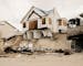 Homes are left destroyed after storm surge from Hurricane Nicole collapsed the sea wall on Wilbur Beach, in Wilbur-By-The-Sea, Fla. on Thursday, Nov. 