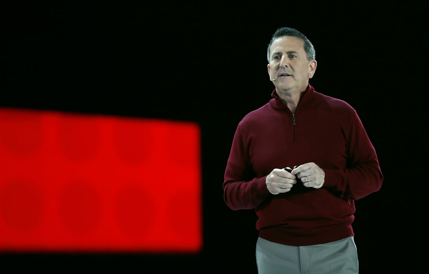 Brian Cornell CEO of Target spoke to team members at Target Center Thursday September 15, 2016 in Minneapolis, MN. ] Target holds its Fall Nation Meeting at the Target Center. Jerry Holt / jerry. Holt@Startribune.com