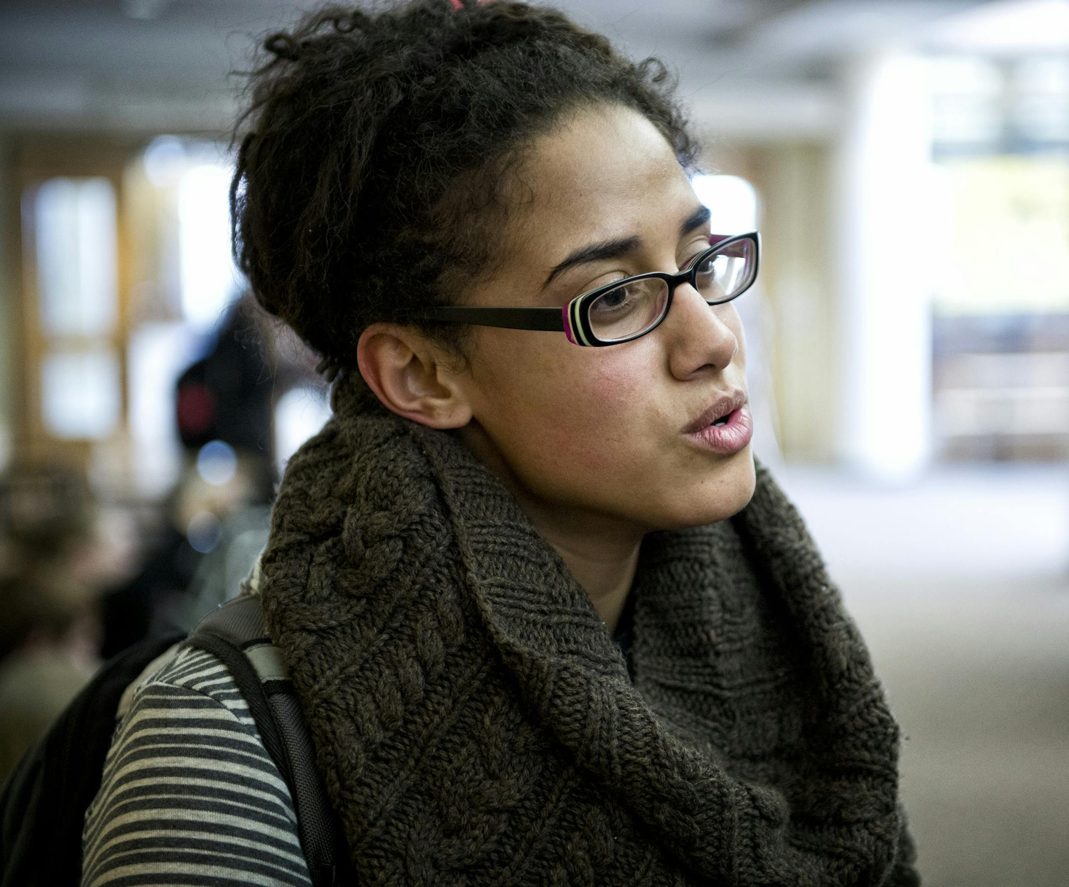 “I hope the pendulum swings so we can include everybody, to love who they want to love freely.”
Jasmine Porter, 22, St. Peter