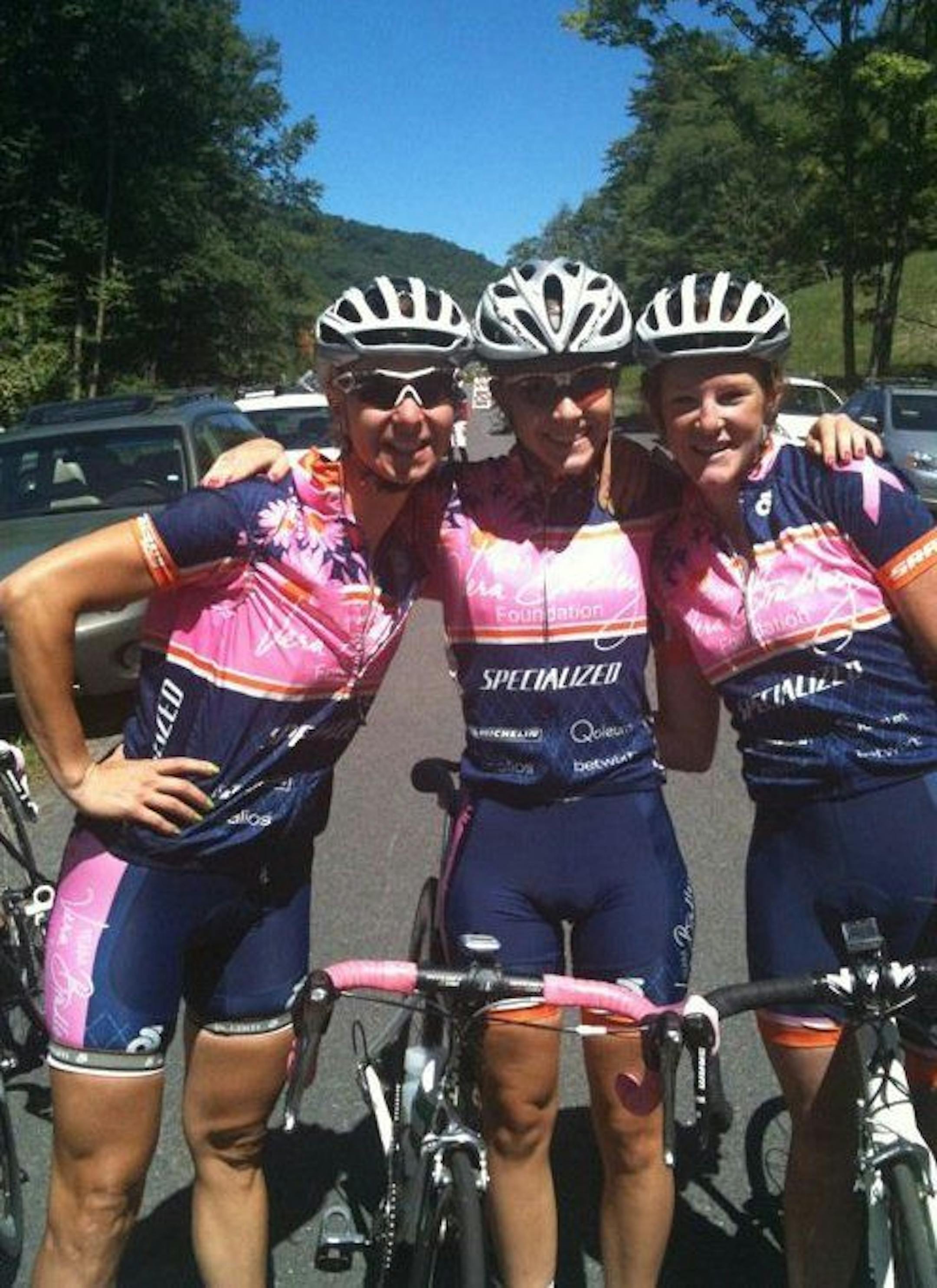 Addy Albershardt is in the middle and Carla Swart on the right.