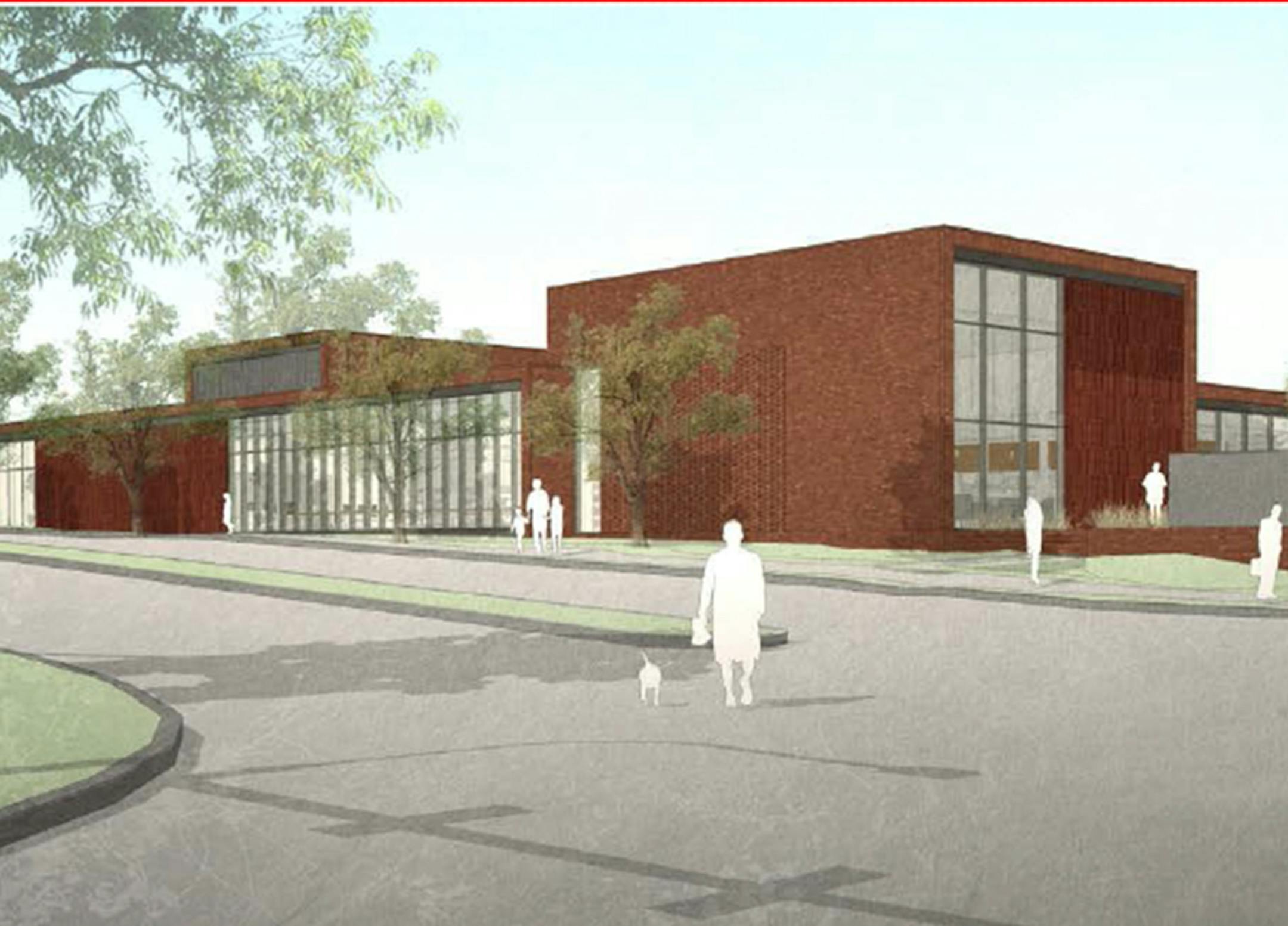 Rendering of new Shoreview Library (11-2-15)