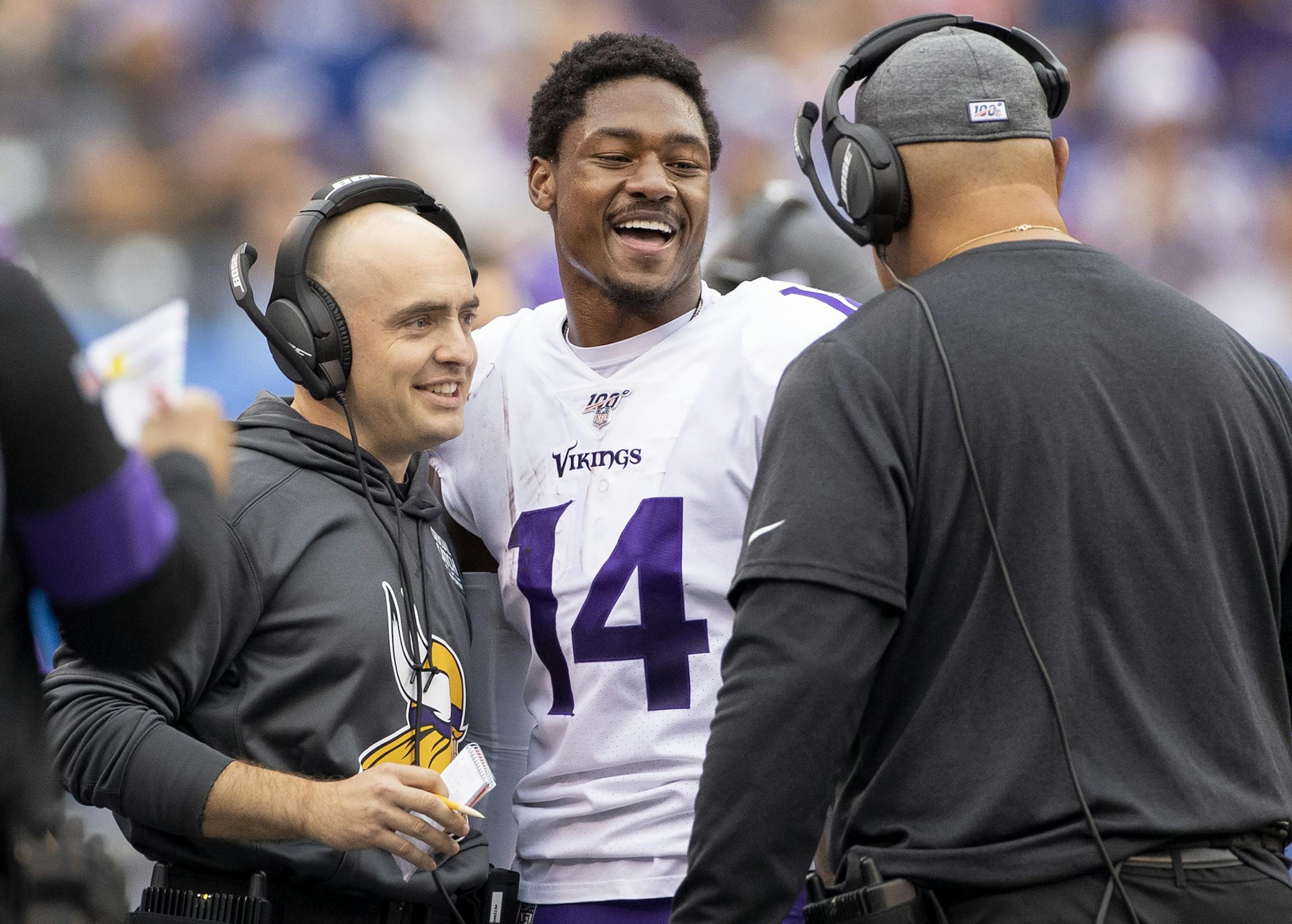 Minnesota Vikings receiver Stefon Diggs. ] CARLOS GONZALEZ • cgonzalez@startribune.com – East Rutherford, NJ – October 2, 2019, MetLife Stadium, NFL, Minnesota Vikings vs. New York Giants