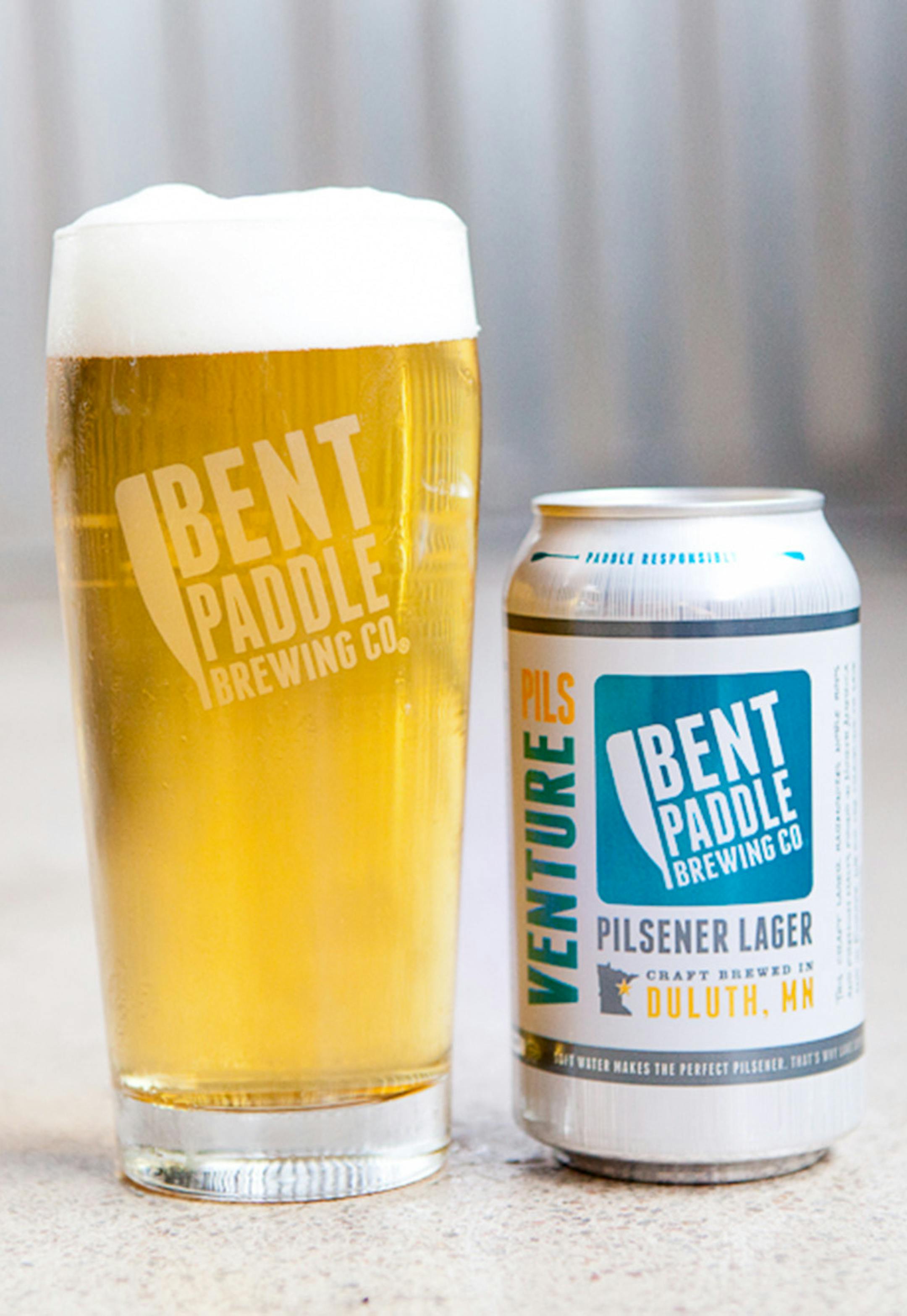 Bent Paddle Brewing Co. Pilsener Lager.
