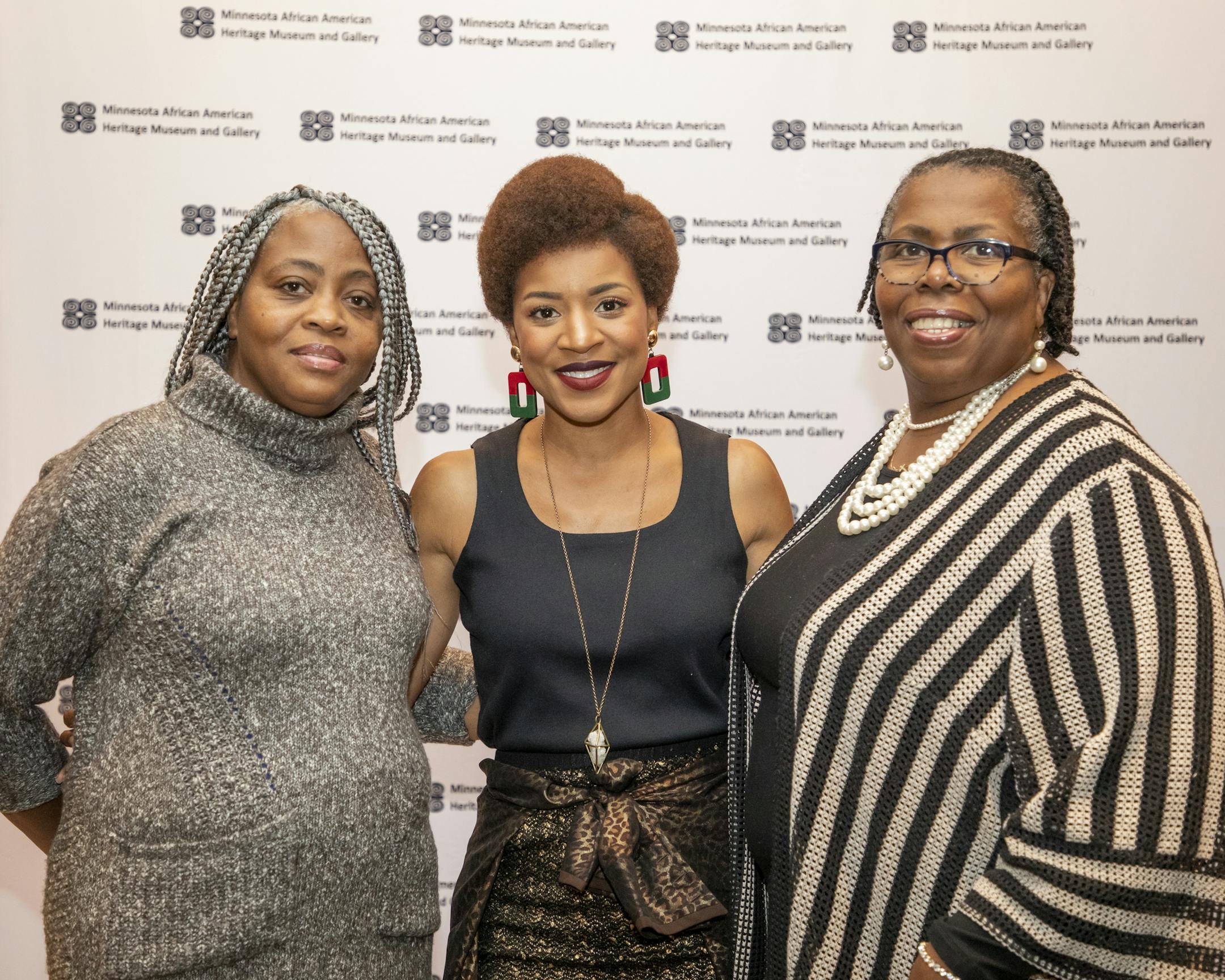 Kimberley Robinson, singer Ashley DuBose and Patricia Adams.