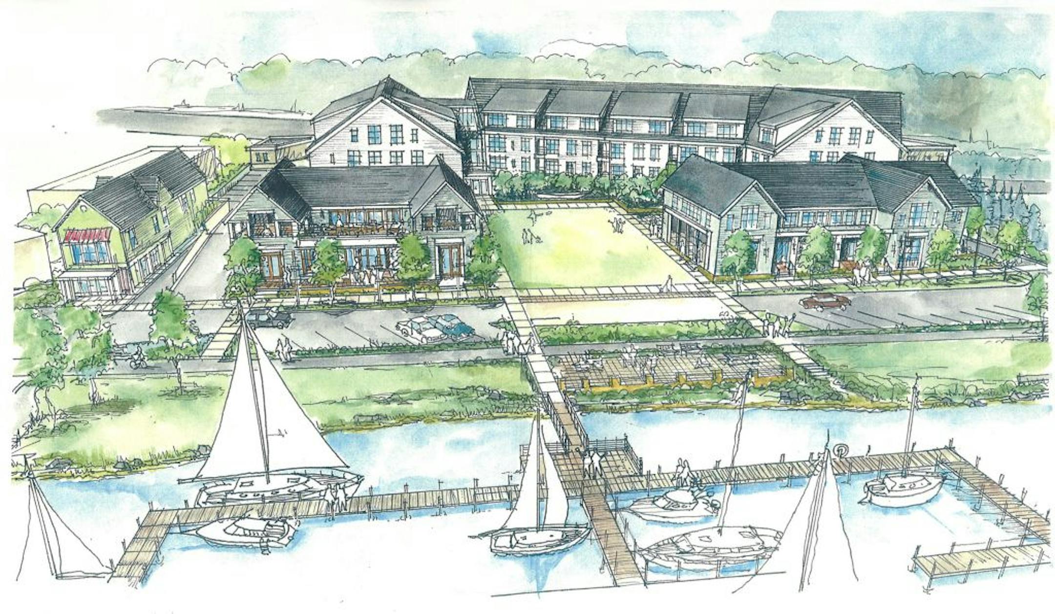 Rendering from the Lander Group
White Bear Lake, lake perspective