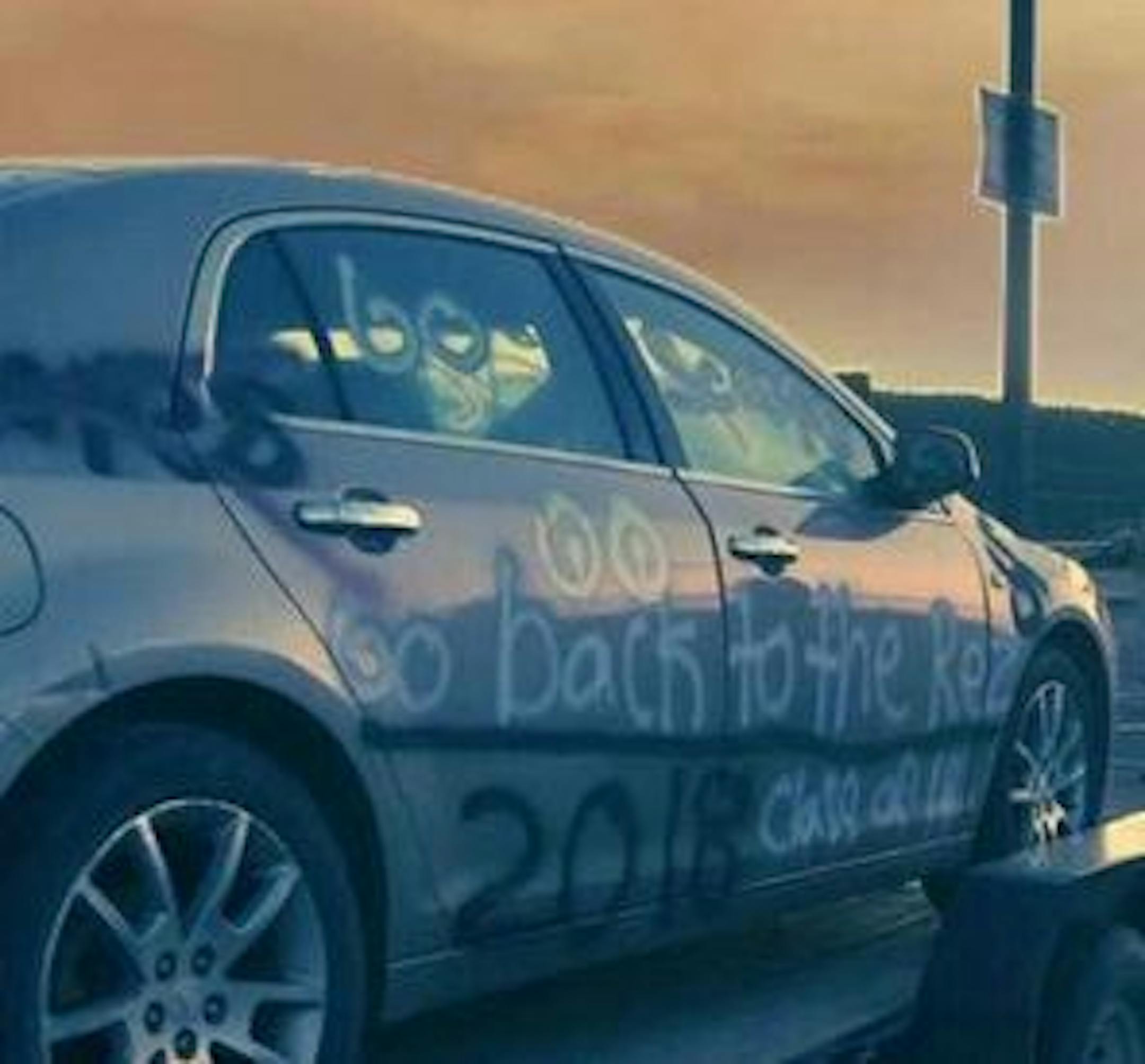A South Dakota high school has forfeited its homecoming football game against a school from a nearby American Indian reservation and has cancelled its homecoming dance and parade after photos posted on social media show students destroying a car with "Go back to the Rez" painted on the side.
