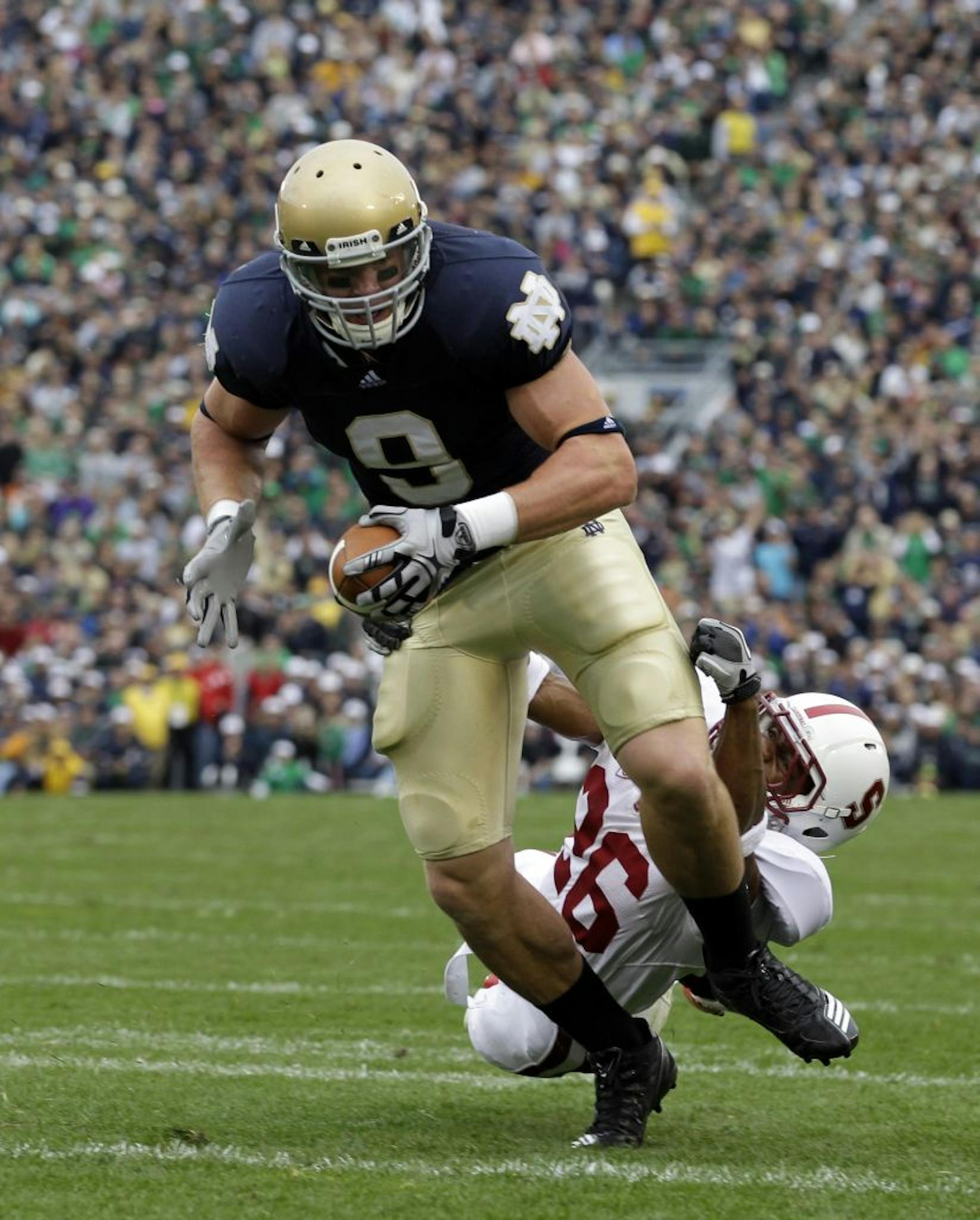 Notre Dame tight end Kyle Rudolph