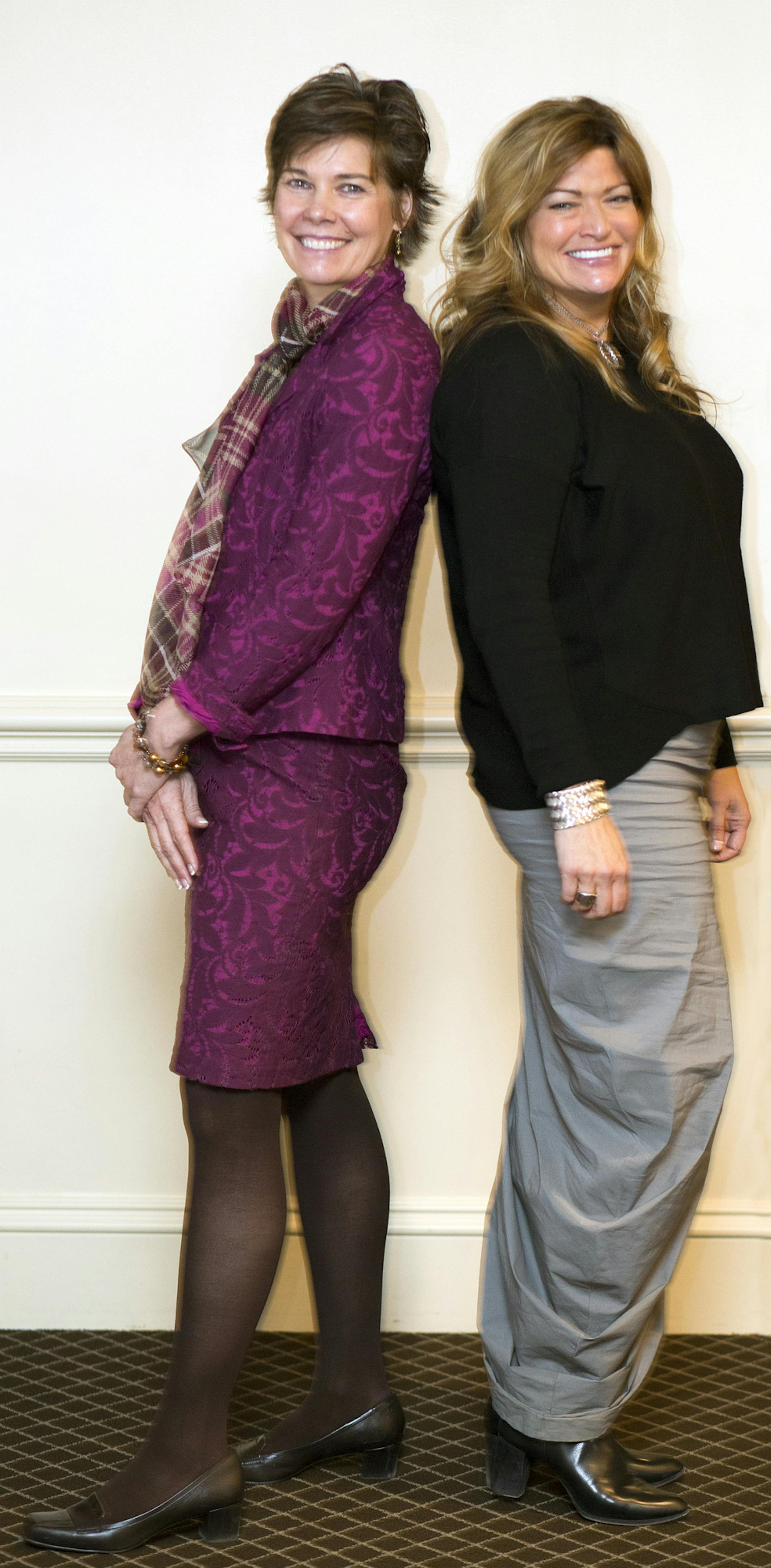 Nancy O'Brien and Linda Saggau operate a workplace consulting firm called "Experience Happiness." Their thesis is that a happy workplace is a competitive advantage for a company. Clients range from Carlson companies to a Middle East oil producing country. ] BRIAN PETERSON ‚Ä¢ brianp@startribune.com Edina, MN - 2/10/2015