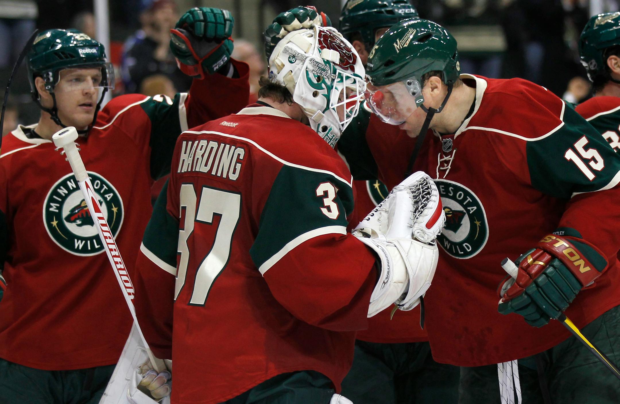 Wild goalie Josh Harding has sparked the winning streak.
