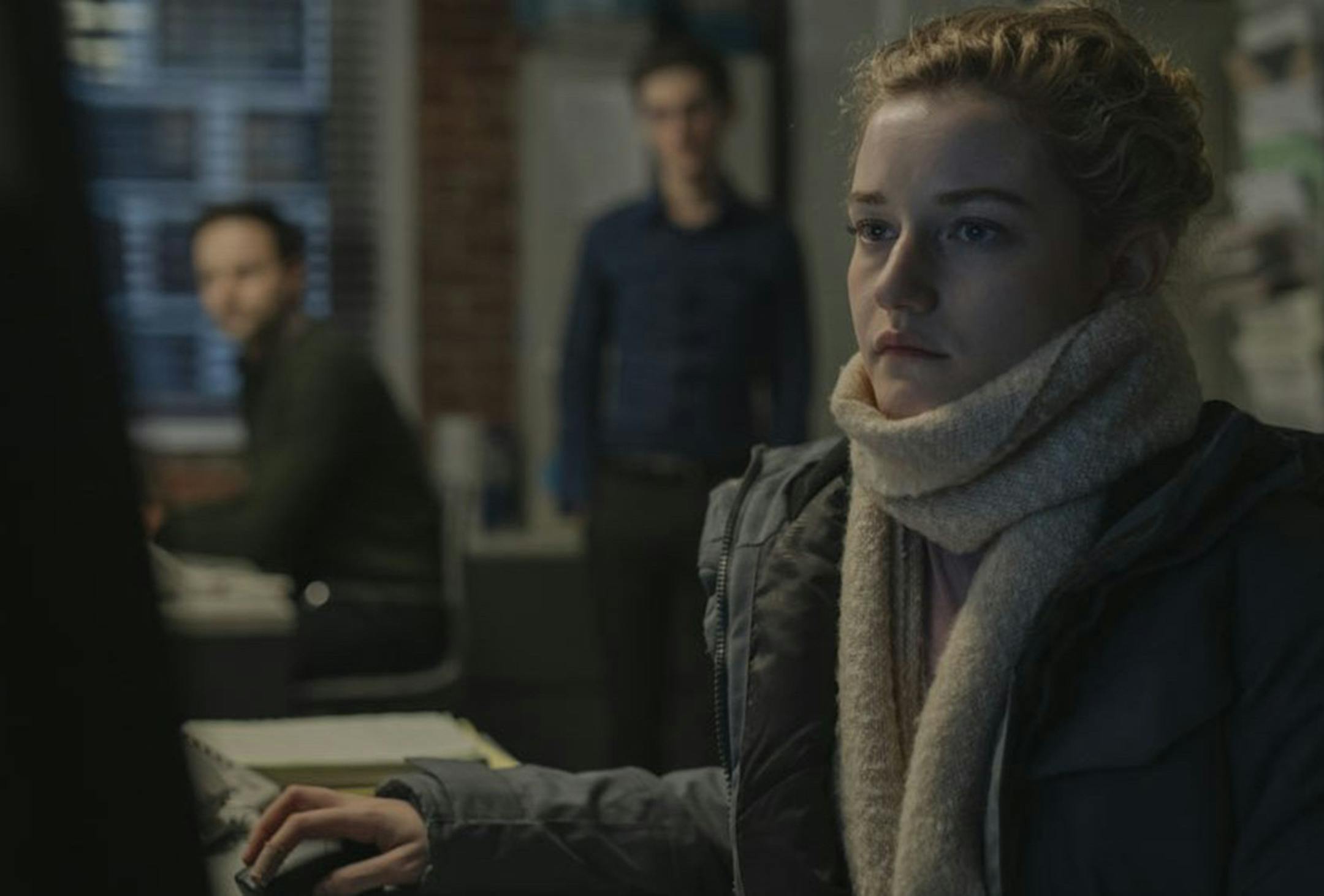 Julia Garner in "The Assistant."