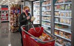 Anita Brands shopped the Target Midway store for a Shipt client in September. (GLEN STUBBE/Star Tribune)