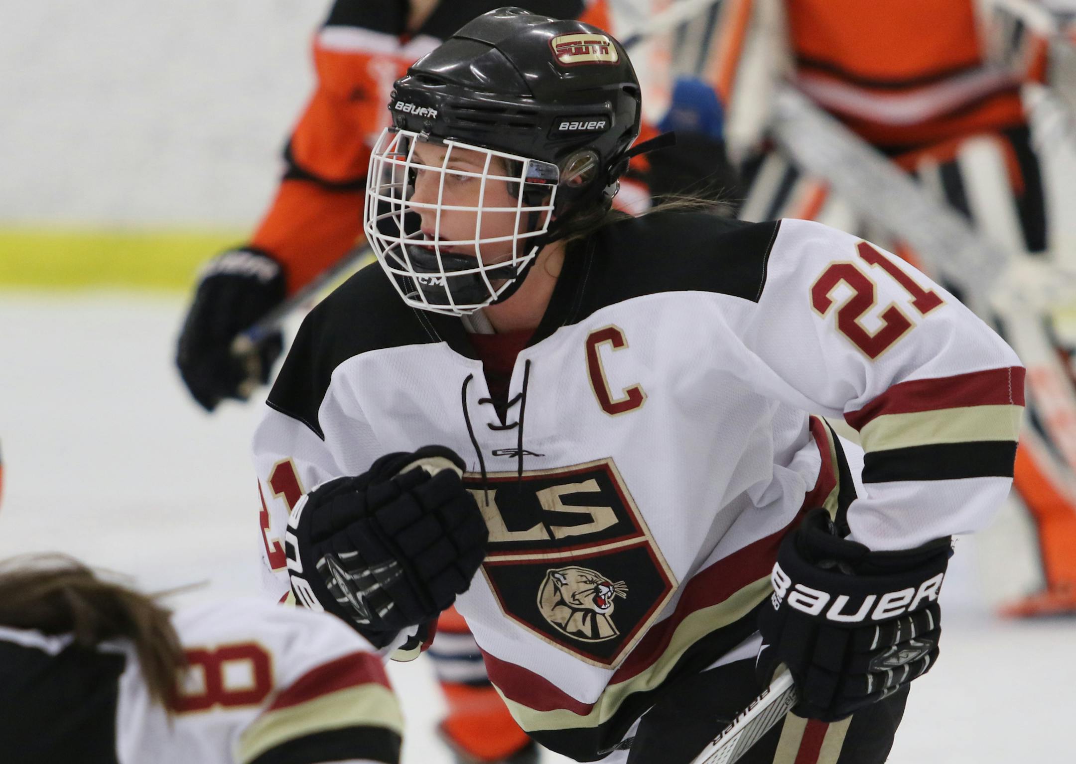 Lakeville South senior captain Halle Gill. Photo by Cheryl Myers.