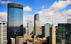 Minneapolis skyline with Capella Tower, IDS, Foshay, others. ] GLEN STUBBE * gstubbe@startribune.com Friday, April 10, 2015 EDS, seen from Target HQ 2