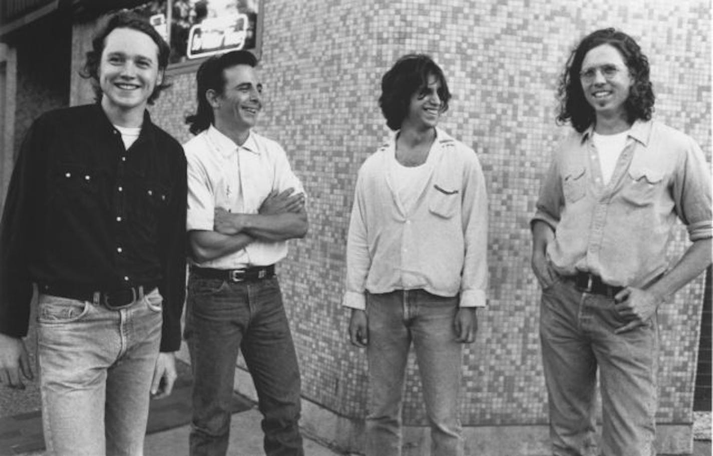 Former Jayhawks drummer Norm Rogers died Monday. Rogers is pictured with the band in the mid-1980s, left to right: Mark Olson, Rogers, Marc Perlman and Gary Louris.