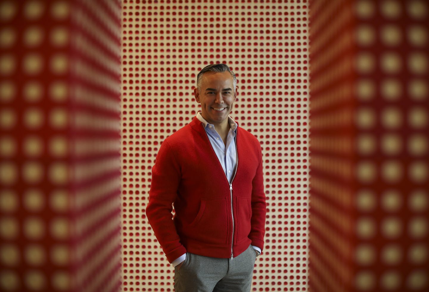 Rick Gomez, Target's senior Vice President of Marketing, was photographed in the Target HQ building Wednesday afternoon. ] JEFF WHEELER &#xef; jeff.wheeler@startribune.com Target is really walking the walk when it comes to marketing to Hispanic customers. The main character of its holiday ads is a young girl named Marisol. And it's blasted its ads on Spanish-language TV, too. Rick Gomez, Target's senior Vice President of Marketing, was photographed in the Target HQ building Wednesday afternoon,