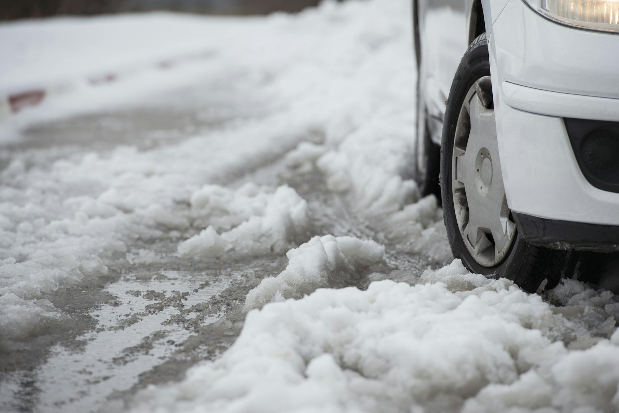 The salt used to treat roads could have an affect on your tires.
