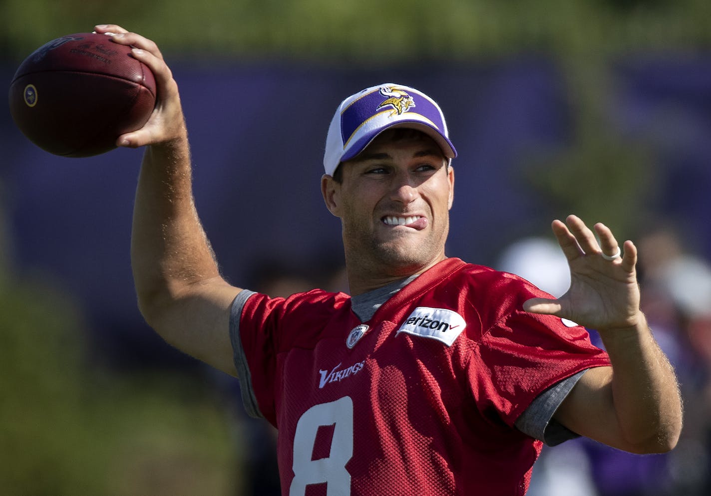 Vikings quarterback Kirk Cousins.