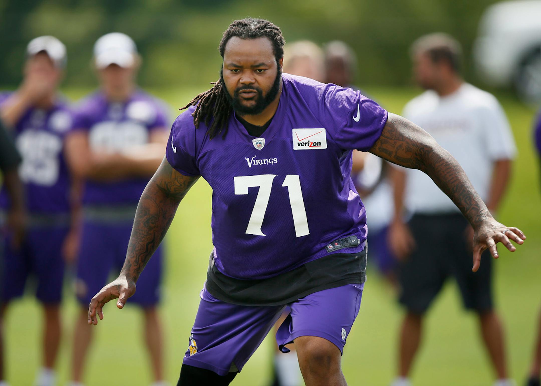 Vikings offensive tackle Phil Loadholt