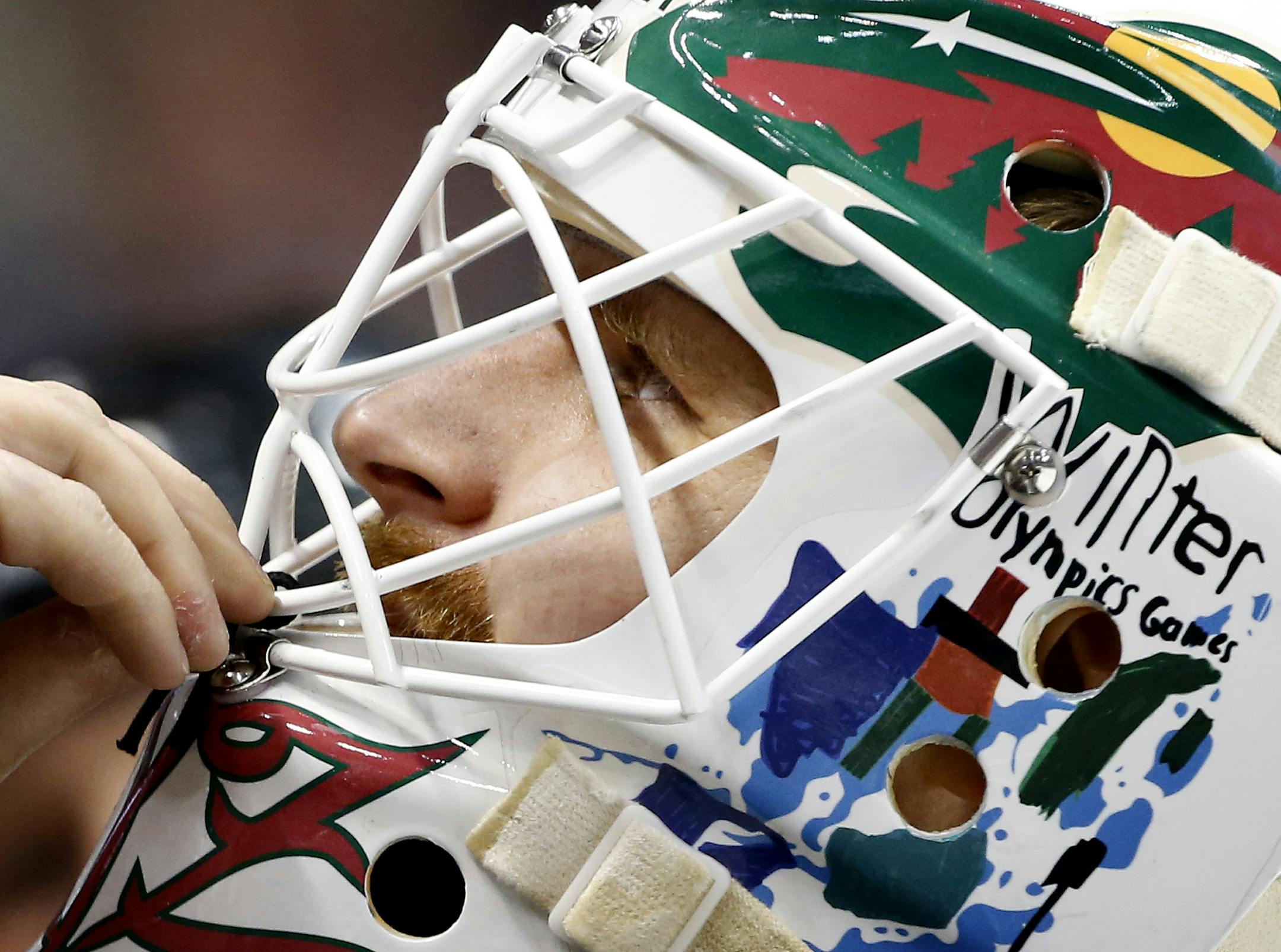 Minnesota Wild goalie Ilya Bryzgalov (30). ] CARLOS GONZALEZ cgonzalez@startribune.com - April 13, 2014, St. Paul, Minn., Xcel Energy Center, NHL, Minnesota Wild vs. Nashville Predators