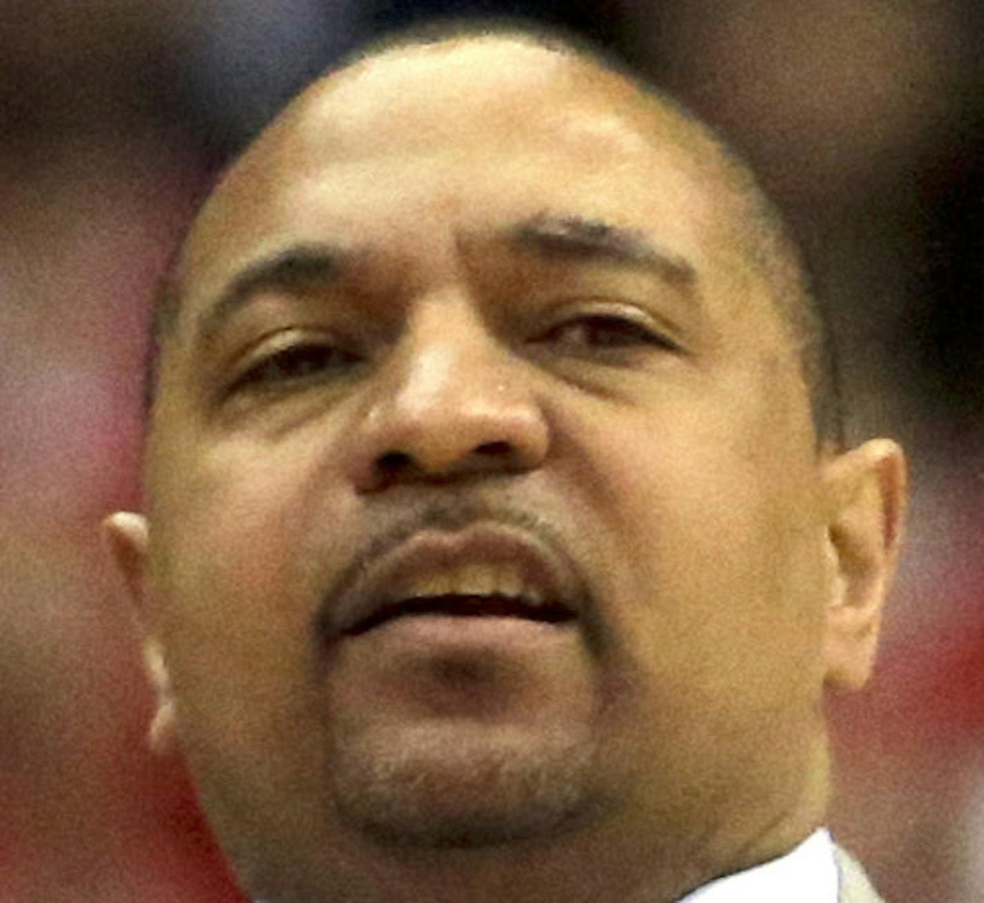 FILE - In this Monday, April 21, 2014, file photo, Golden State Warriors head coach Mark Jackson directs his team during the second half in Game 2 of an opening-round NBA basketball playoff series in Los Angeles. The Warriors fired Jackson on Tuesday, May 6, 2014. Jackson's three seasons with the Warriors will be remembered for the way he helped turn a perennially losing franchise into a consistent winner and the bold and bombastic way in which he did it. (AP Photo/Chris Carlson, File0