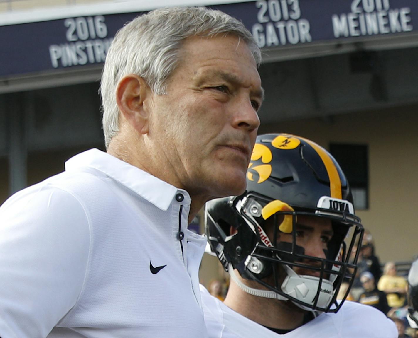 Iowa coach Kirk Ferentz