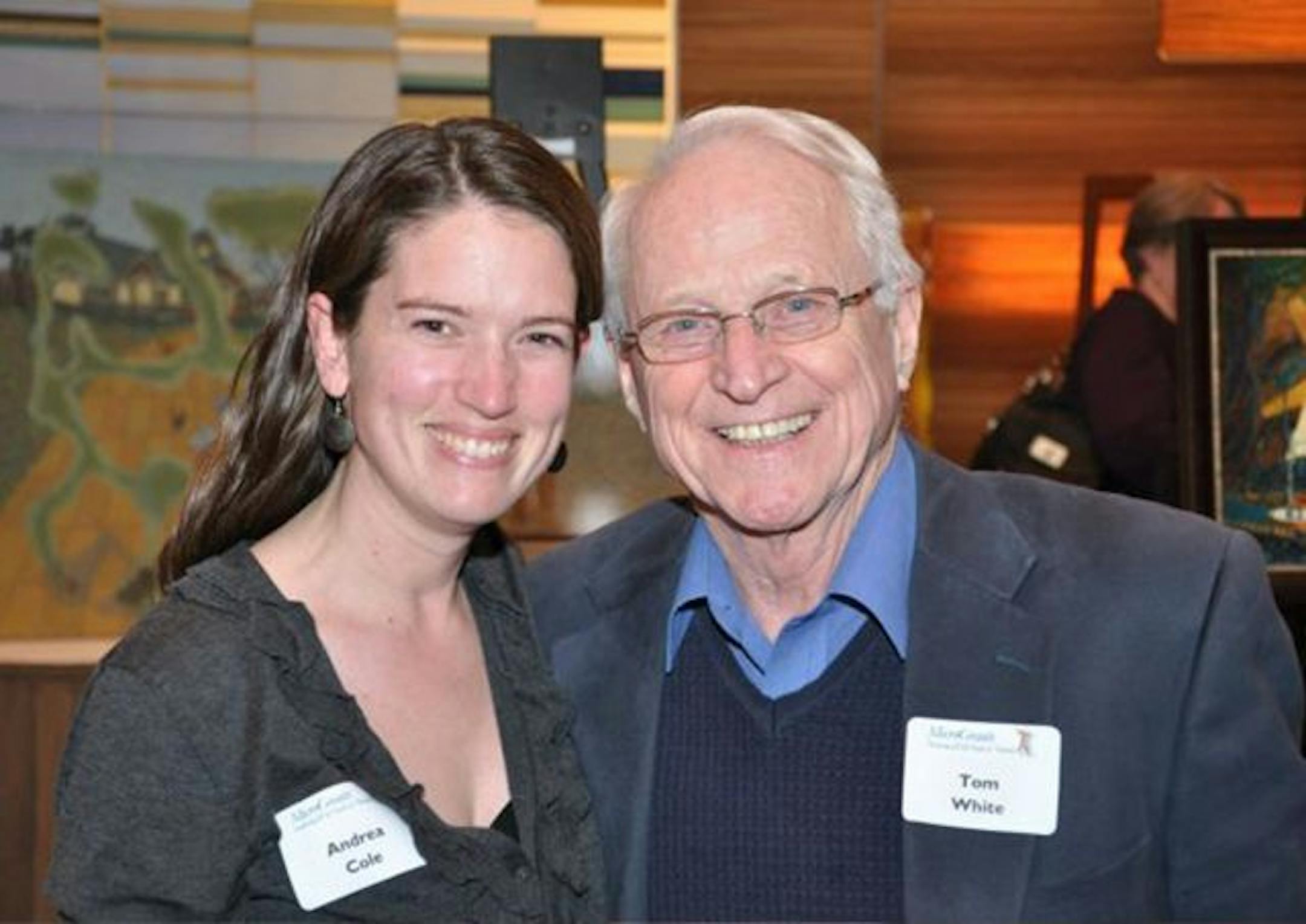 Andrea Cole and Tom White