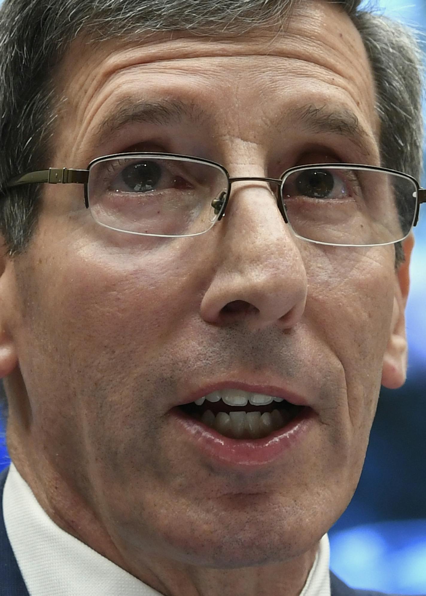 Federal Trade Commission Chairman Joseph Simons testifies during a House Energy and Commerce subcommittee hearing on Capitol Hill in Washington, Wednesday, May 8, 2019, regarding consumer protection on data privacy. (AP Photo/Susan Walsh) ORG XMIT: DCSW109