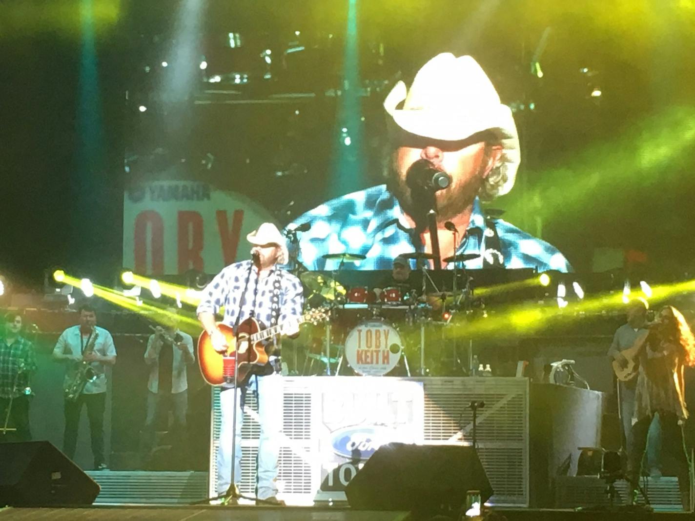 Toby Keith and 3 Doors Down teamed up at the Great Minnesota Get-Together on Sunday.