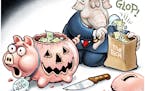 Sack cartoon: Frightful tax reform