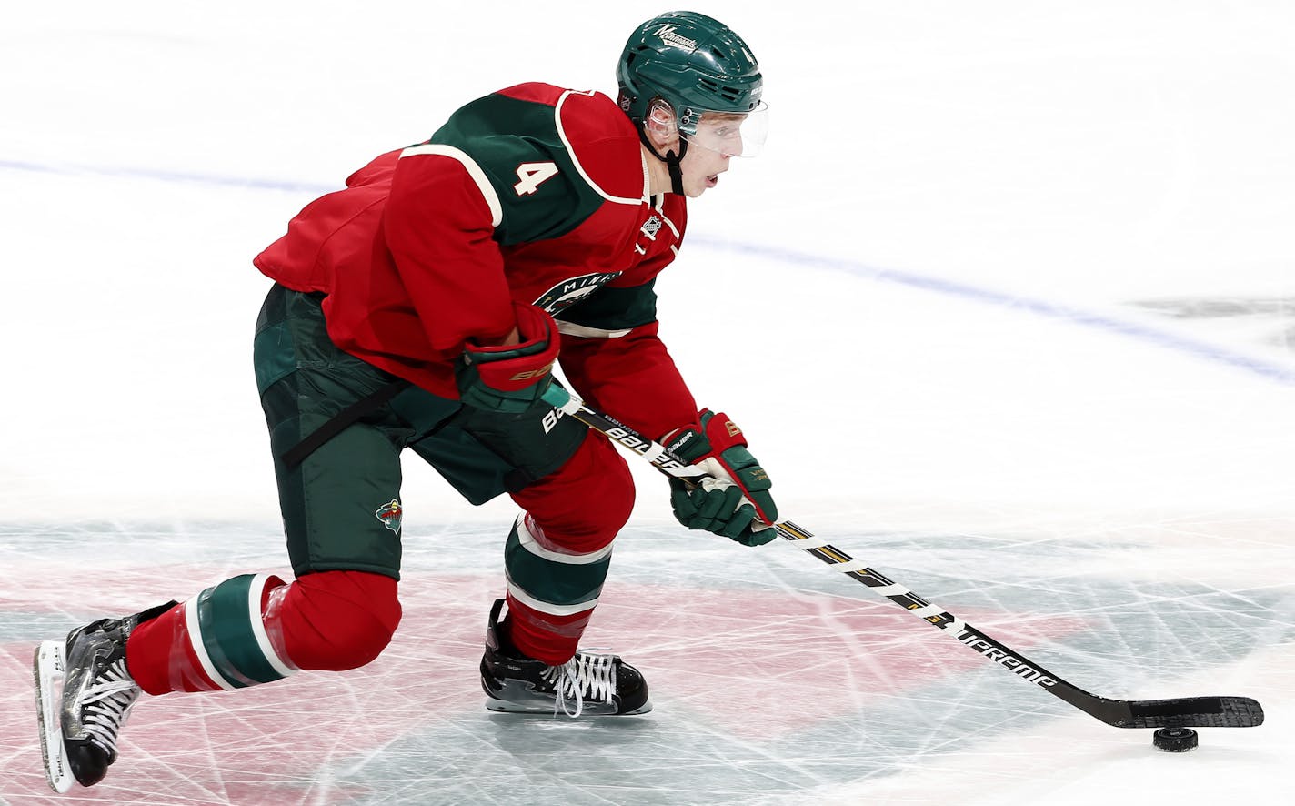 Minnesota Wild defenseman Mike Reilly (4)