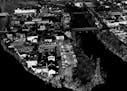 July 12, 1970: Nicollet Island, as seen in an aerial photo that was published in the Star Tribune's Picture Magazine.