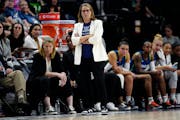 Lynx head coach Cheryl Reeve, shown during a game last season, has the initial roster set for the 2024 opener.