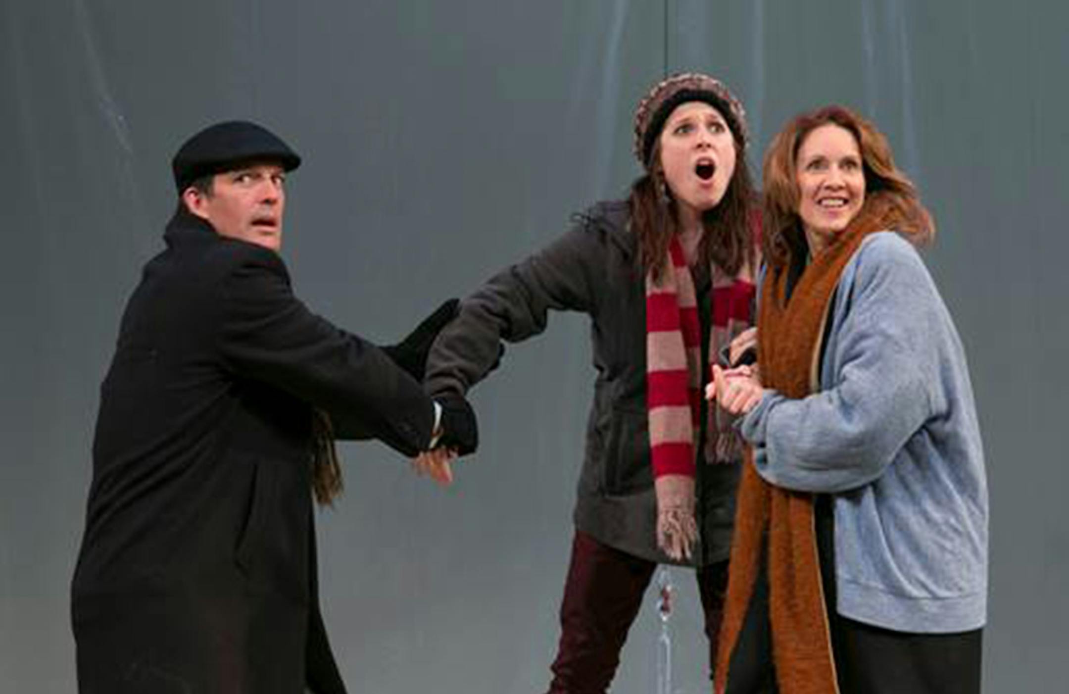 Michael Booth, Adelin Phelps, Jennifer Blagen in Lake Unterseee. All photos are by Heidi Bohnenkamp: