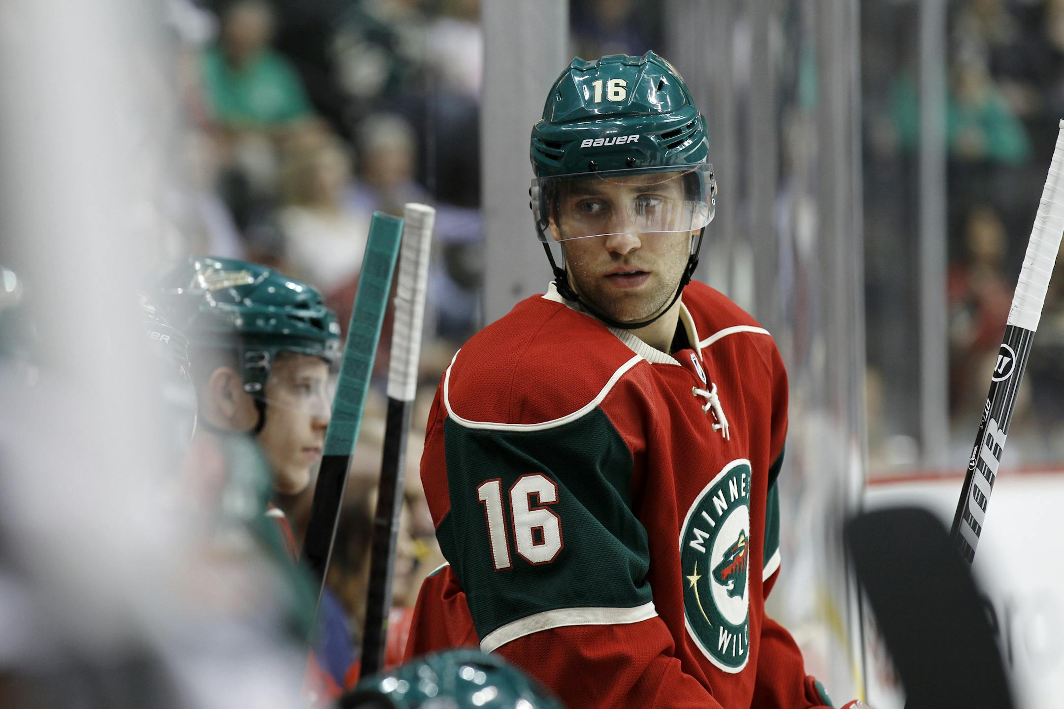 Minnesota Wild left wing Jason Zucker