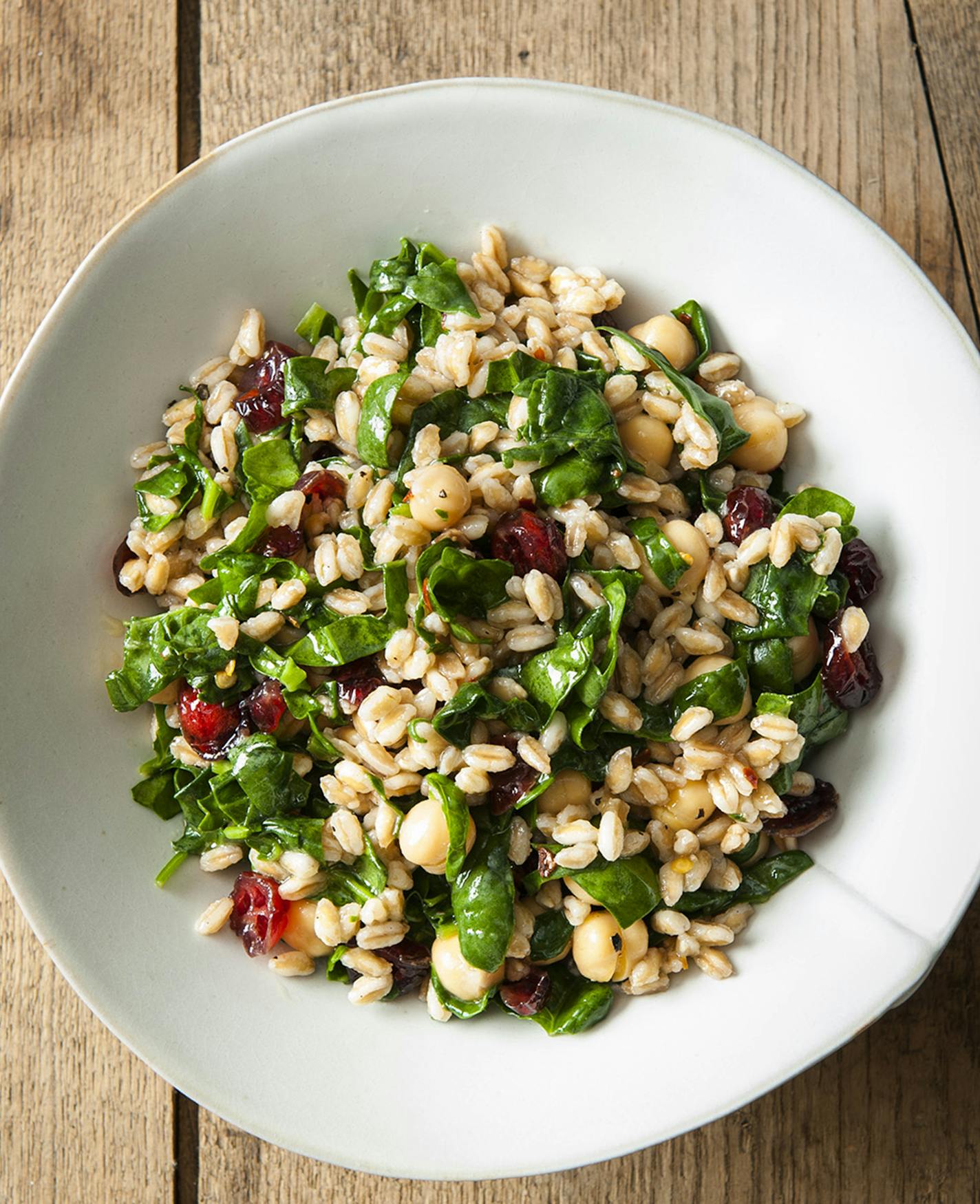 Chickpea and Farro Salad.