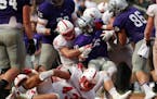 St. Thomas and St. John's battled in a 2017 football game held at Target Field. The MIAC rivalry could be coming to a close as soon as Wednesday, if n